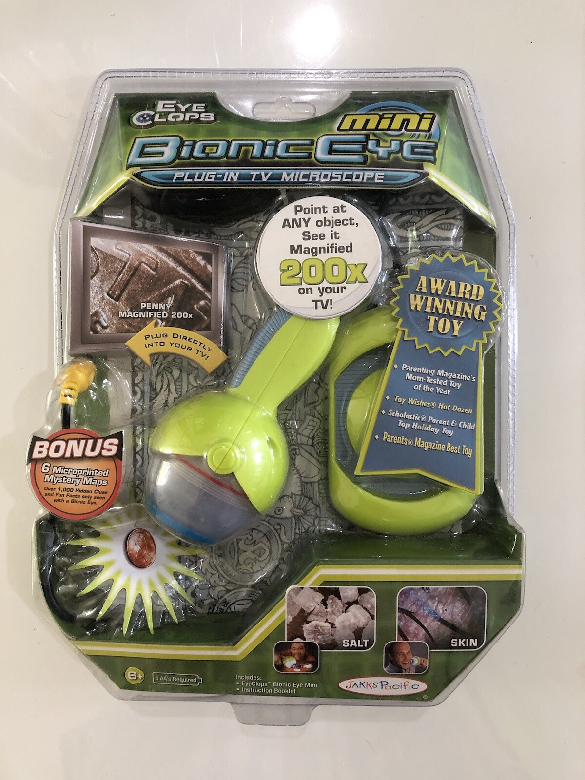 Eye Clops Bionic Eye Plug-In TV Microscope Toy JAKKS Pacific NEW