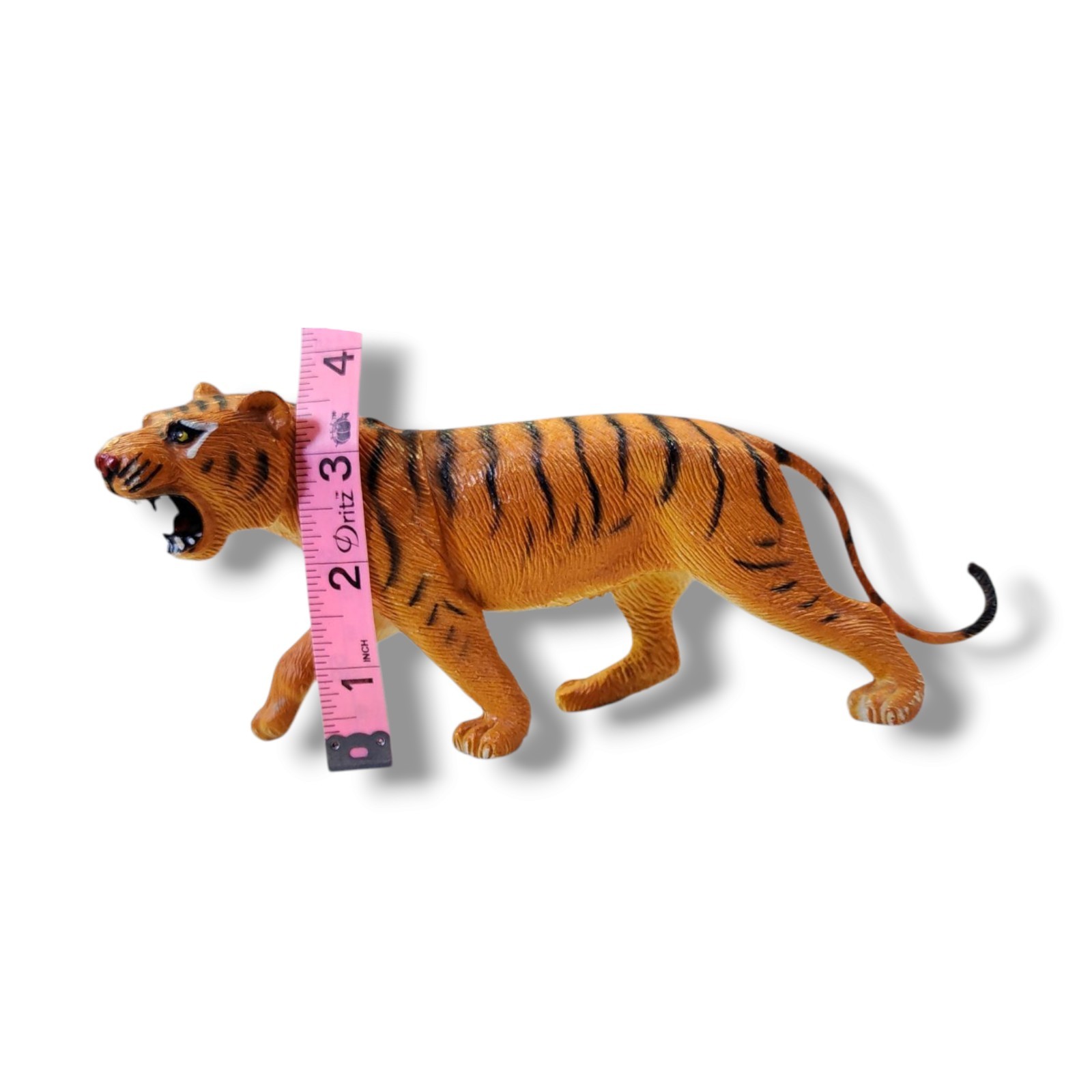 Vintage 1987 Toy Tiger Figure Animal Plastic / PVC
