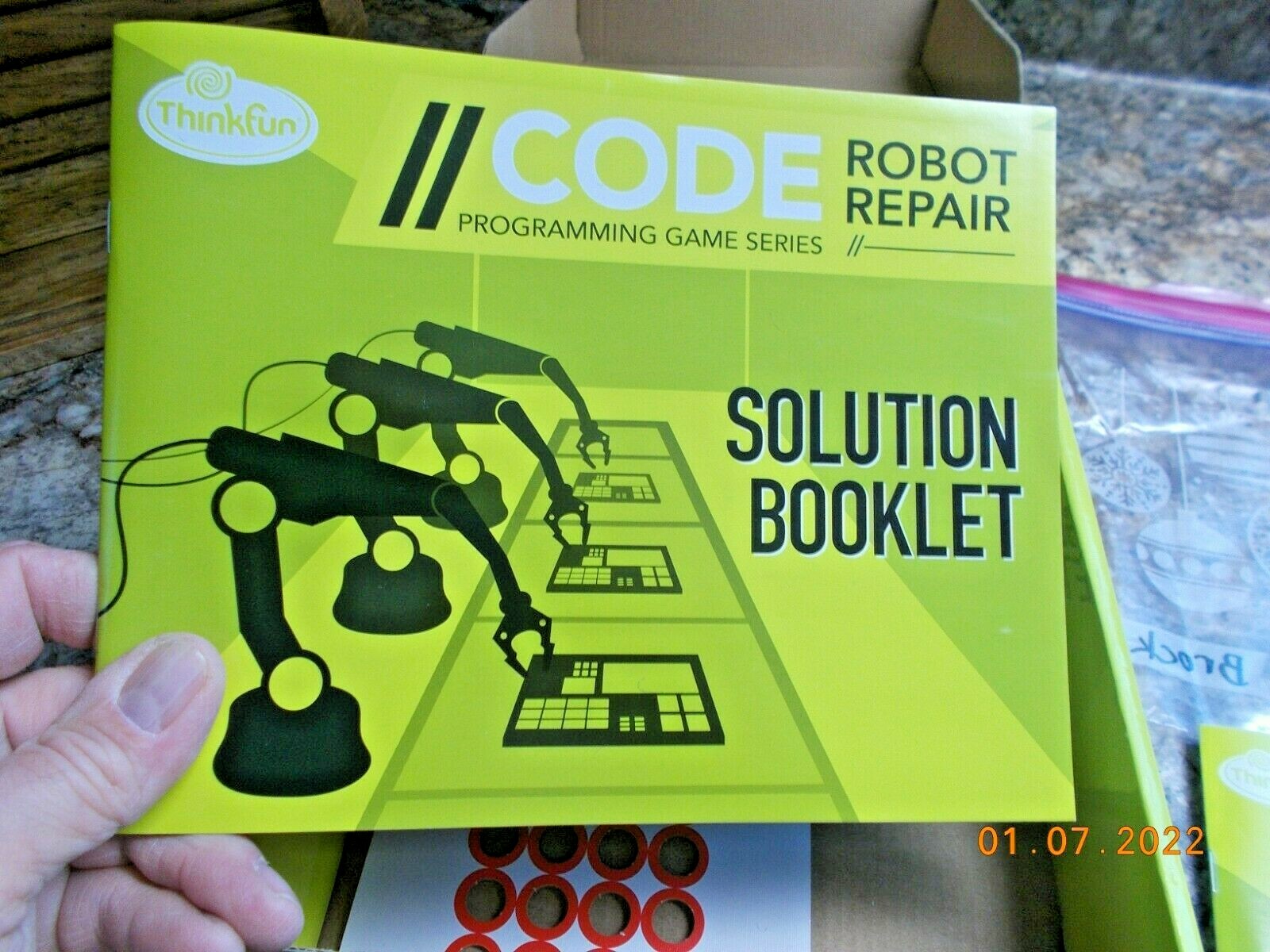 Thinkfun //Code Robot Repair Programming Game, Complete, ages 8+