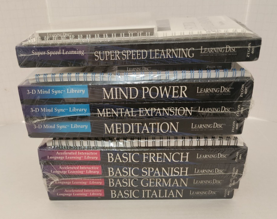 Bundle Learning Machine 3D Mind Sync Library Mental Expansion Foreign language +