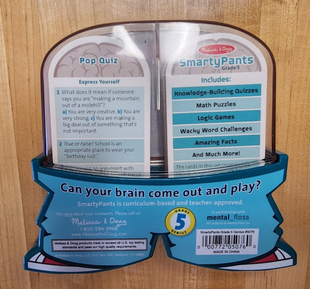 Melissa & Doug Smarty Pants 5th Grade Card Set – 120 Educational Cards