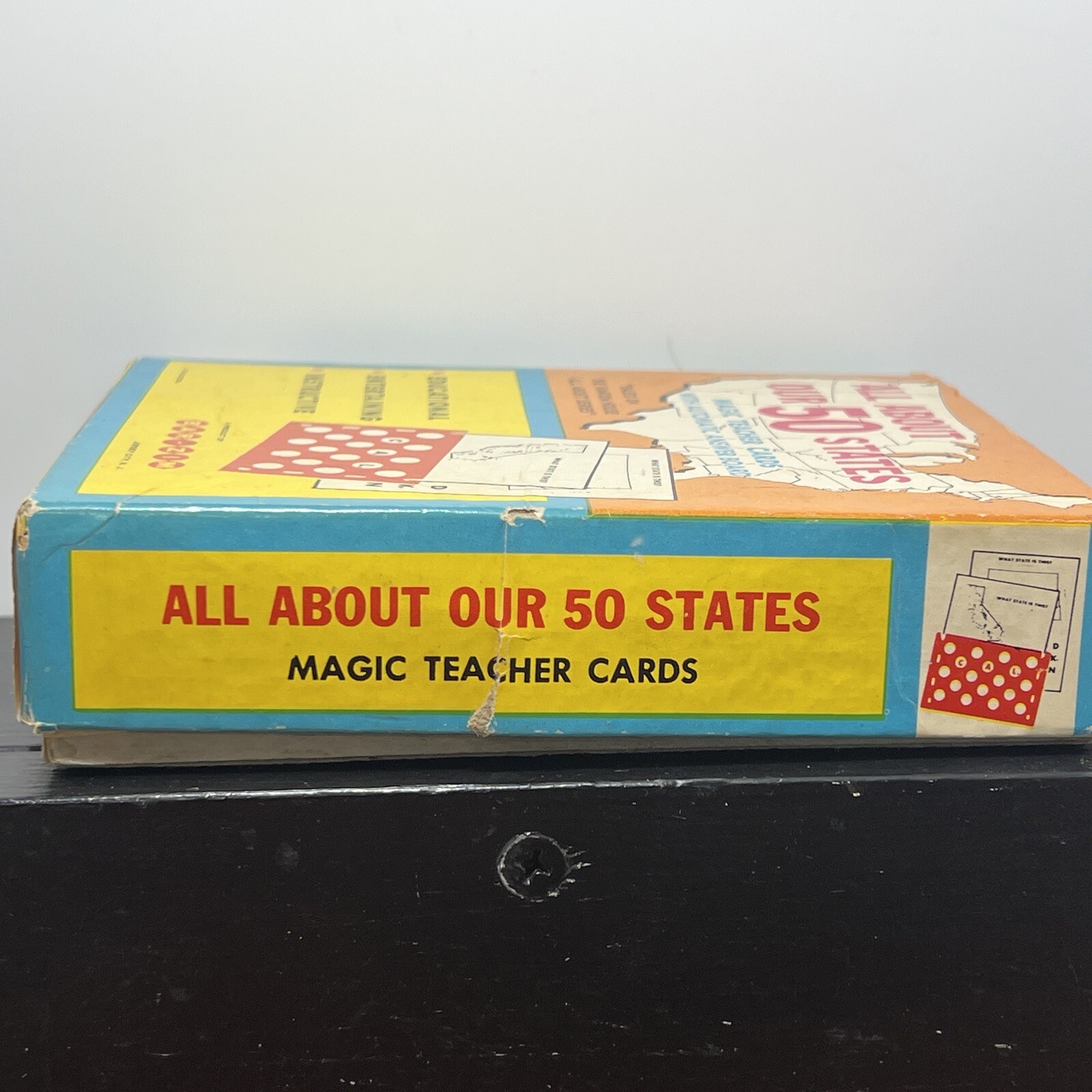 Vintage 1960s Magic Teacher Cards “All About Our 50 States” Bar-Zim Toy Co