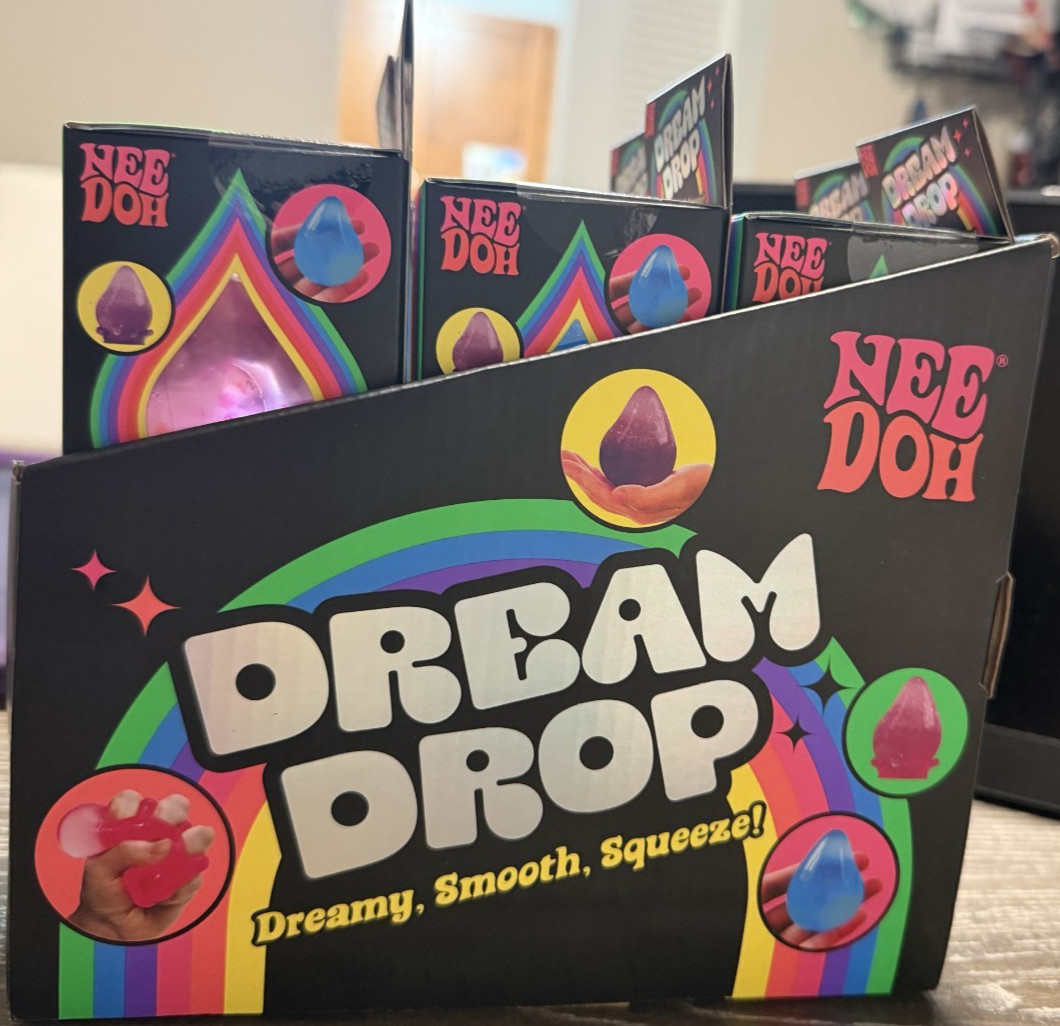 NeeDoh Dream Drop: Sensory Toy/Fidget – (Colors: Blue, Pink, Purple) 1 Per Order