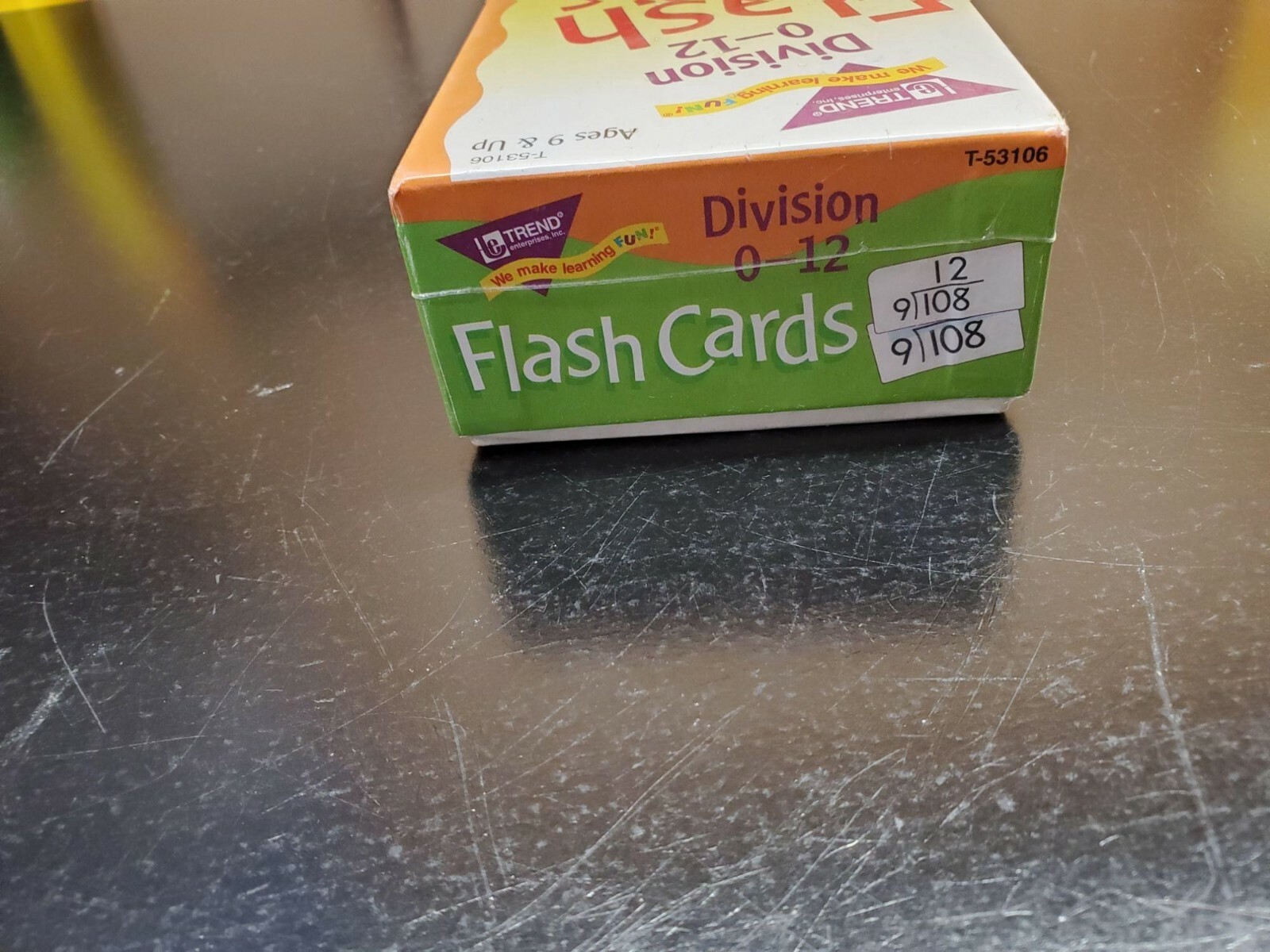 Trend Enterprises Division 0-12 Flash Cards – Ages 9 & Up – NEW