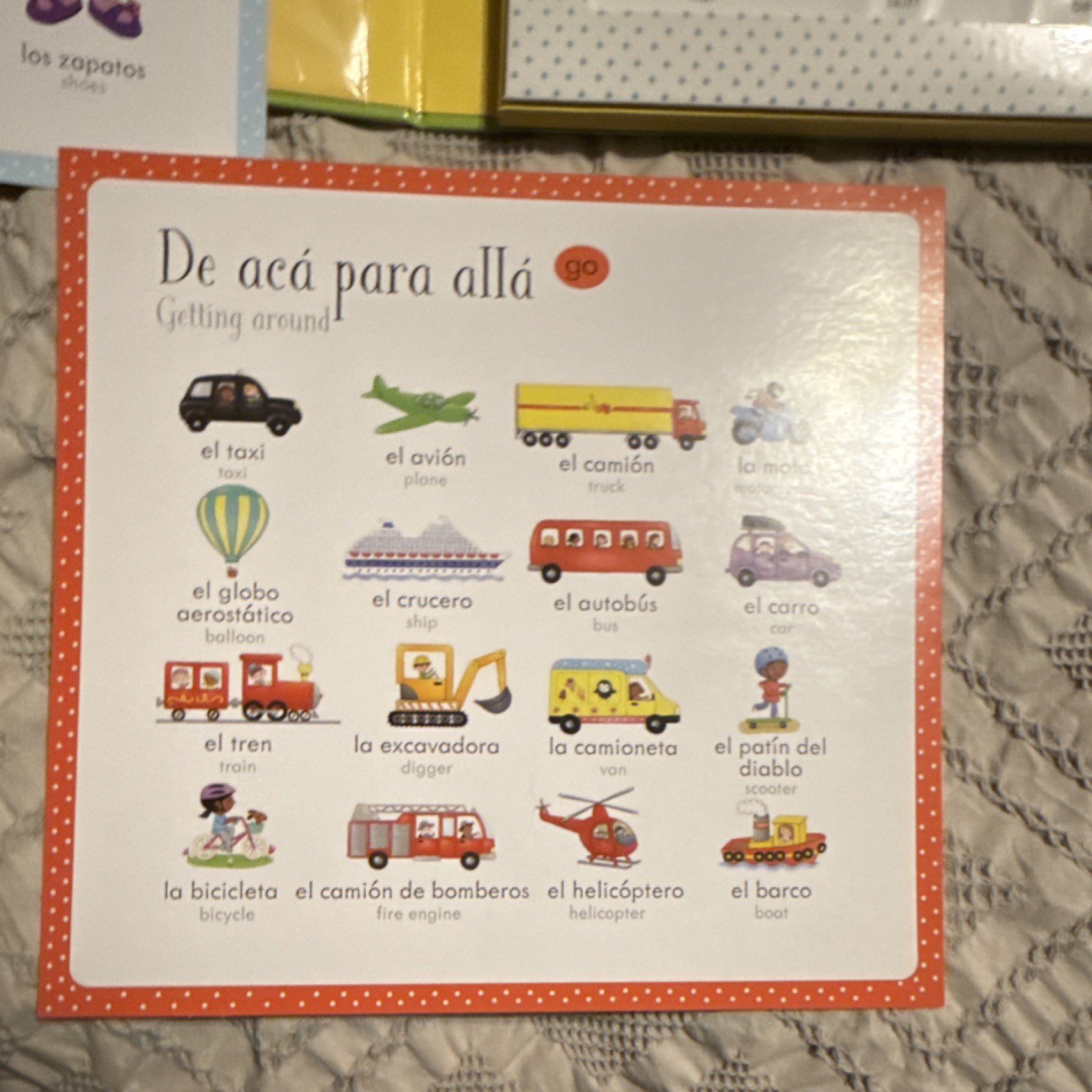 Usborne Listen and Learn First Spanish Words Interactive Educational Book