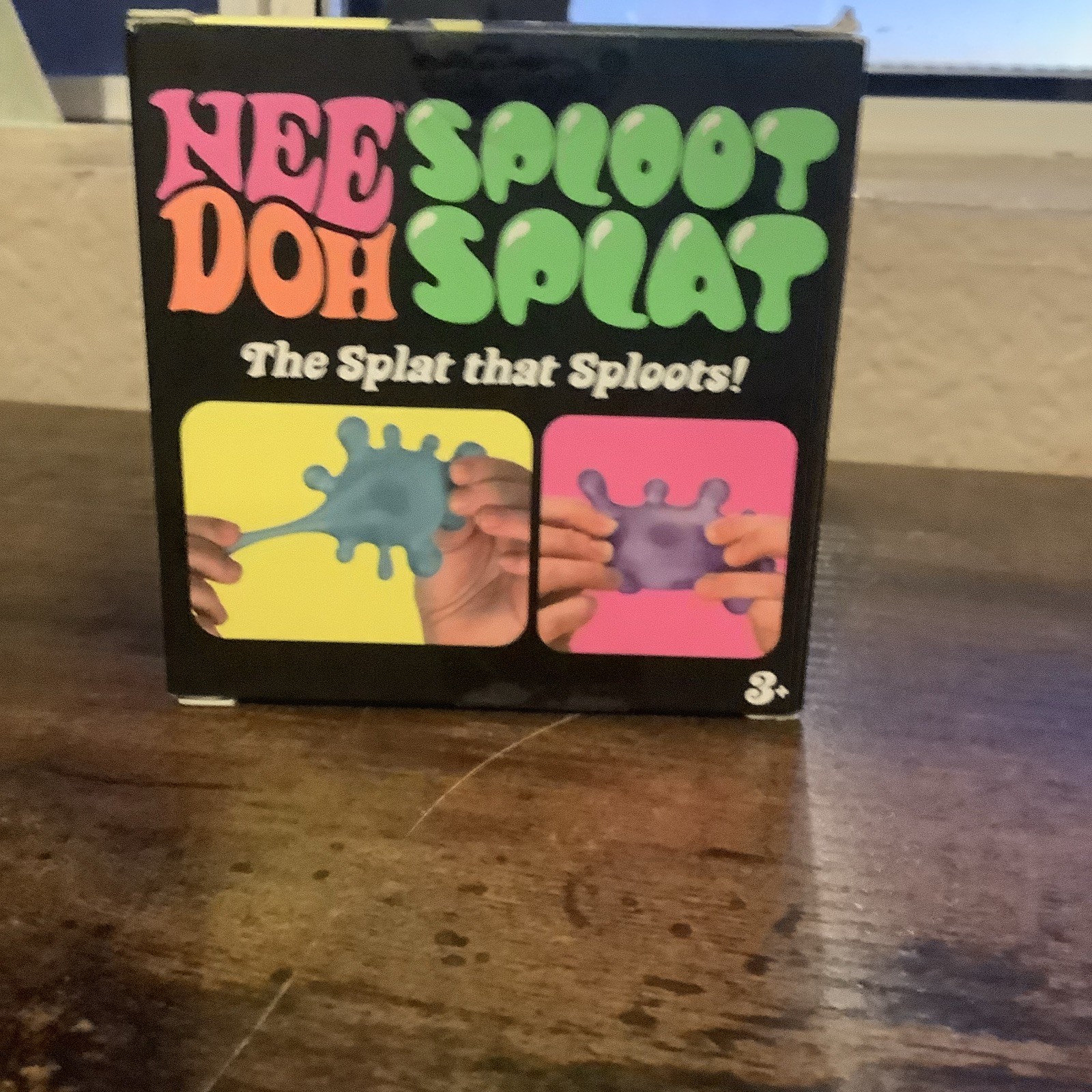 Nee Doh Sploot Splat Blue Tactile Squeeze Toy Ages 3+ (3-4 Years)