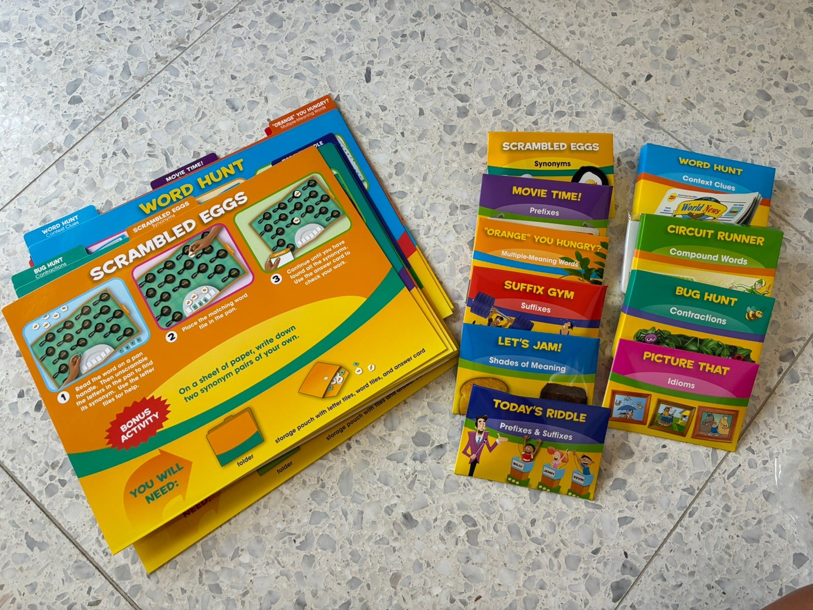 Lakeshore VOCABULARY Elementary Folder Games for Grades 2-3 RR798