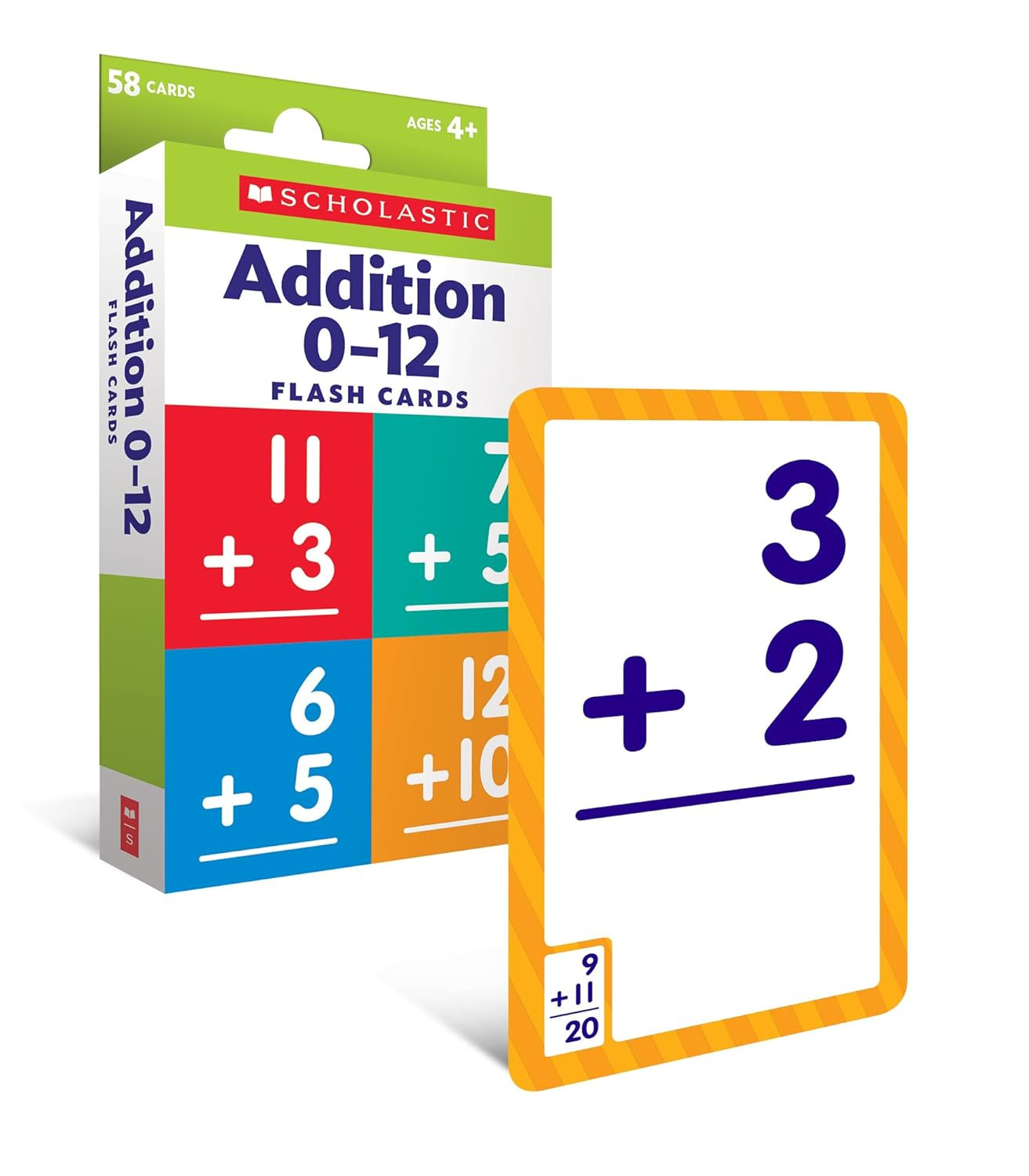 Flash Cards: Addition 0 – 12