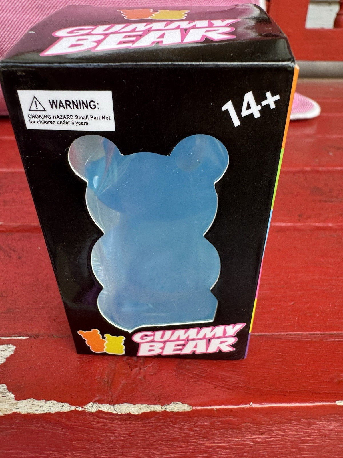 Gummy Bear Tactile Squeeze Toy Blue Ages 14 and Up 12-16 Years 17 Years & Up