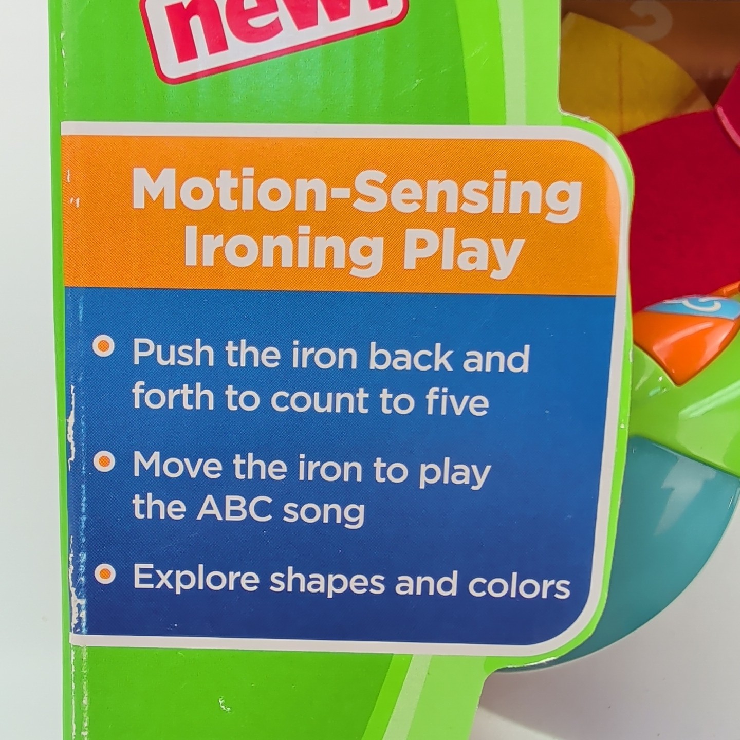 LEAPFROG Ironing Time Learning Set – Motion-Sensing Play Toy 18mo+ NEW