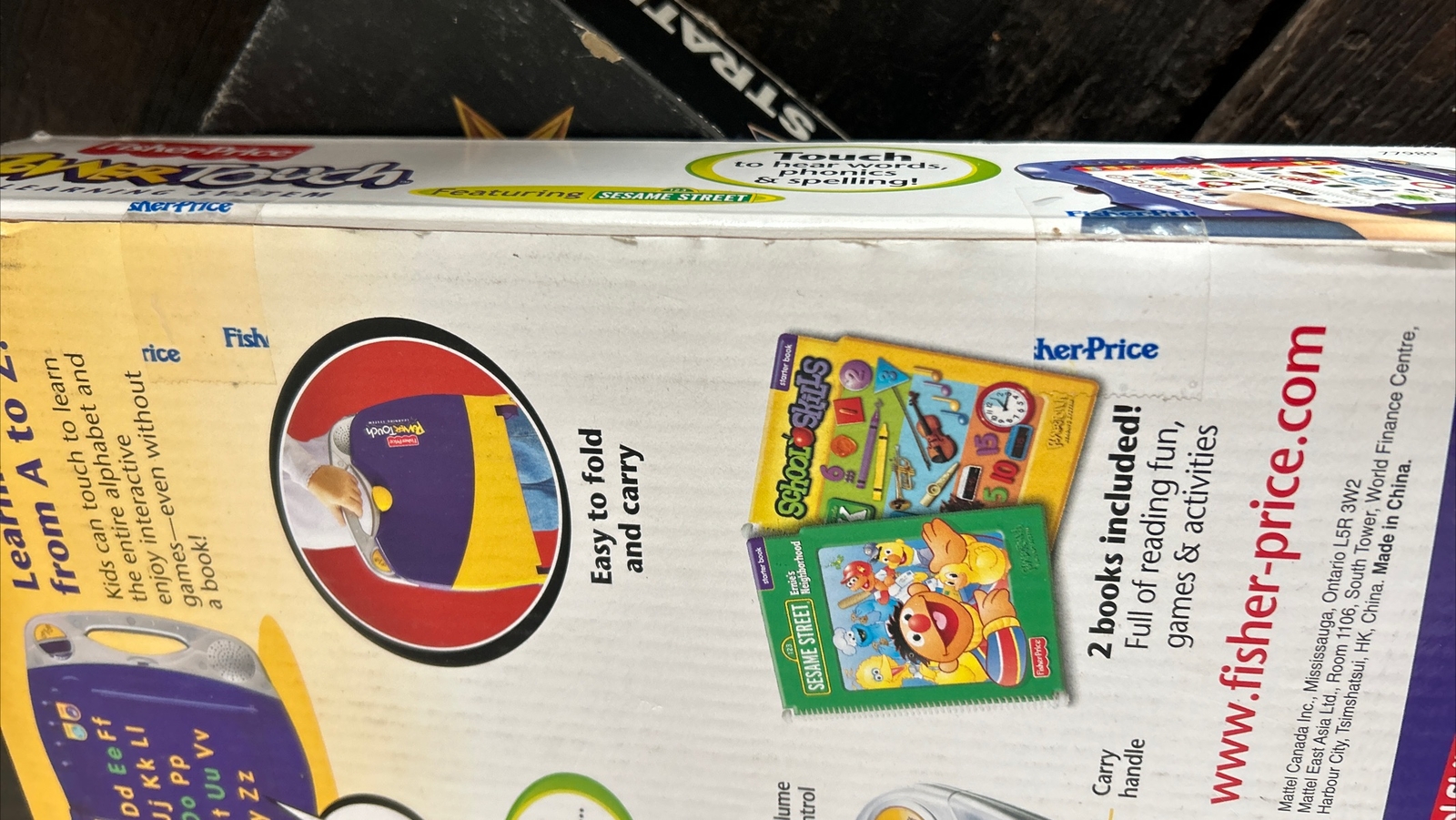 Fisher Price Power Touch Learning System With 2 Books PreK-2nd Grade 3-8 Yrs