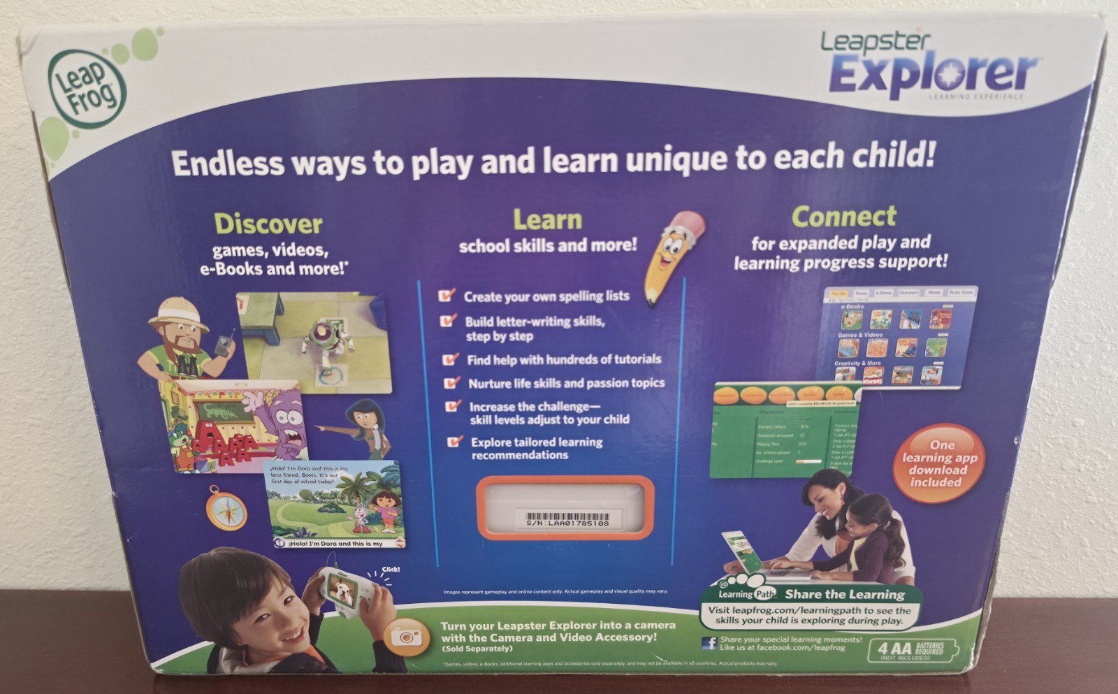 RARE 2011 LeapFrog Leapster Explorer Handheld Retro Game – TOTY Winner – NEW!!!