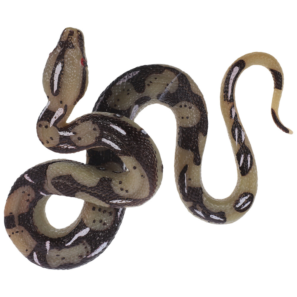 Fake Rattlesnake Python Model Big Realistic Snake Simulation Python Model Toy
