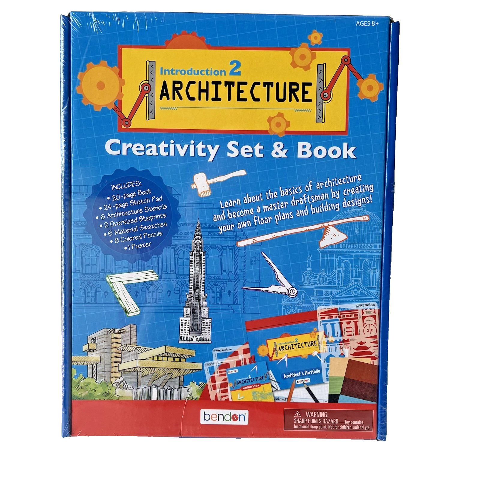 Introduction 2 Architecture Creativity Set & Book 5-16 yrs by Bendon SEALED NEW
