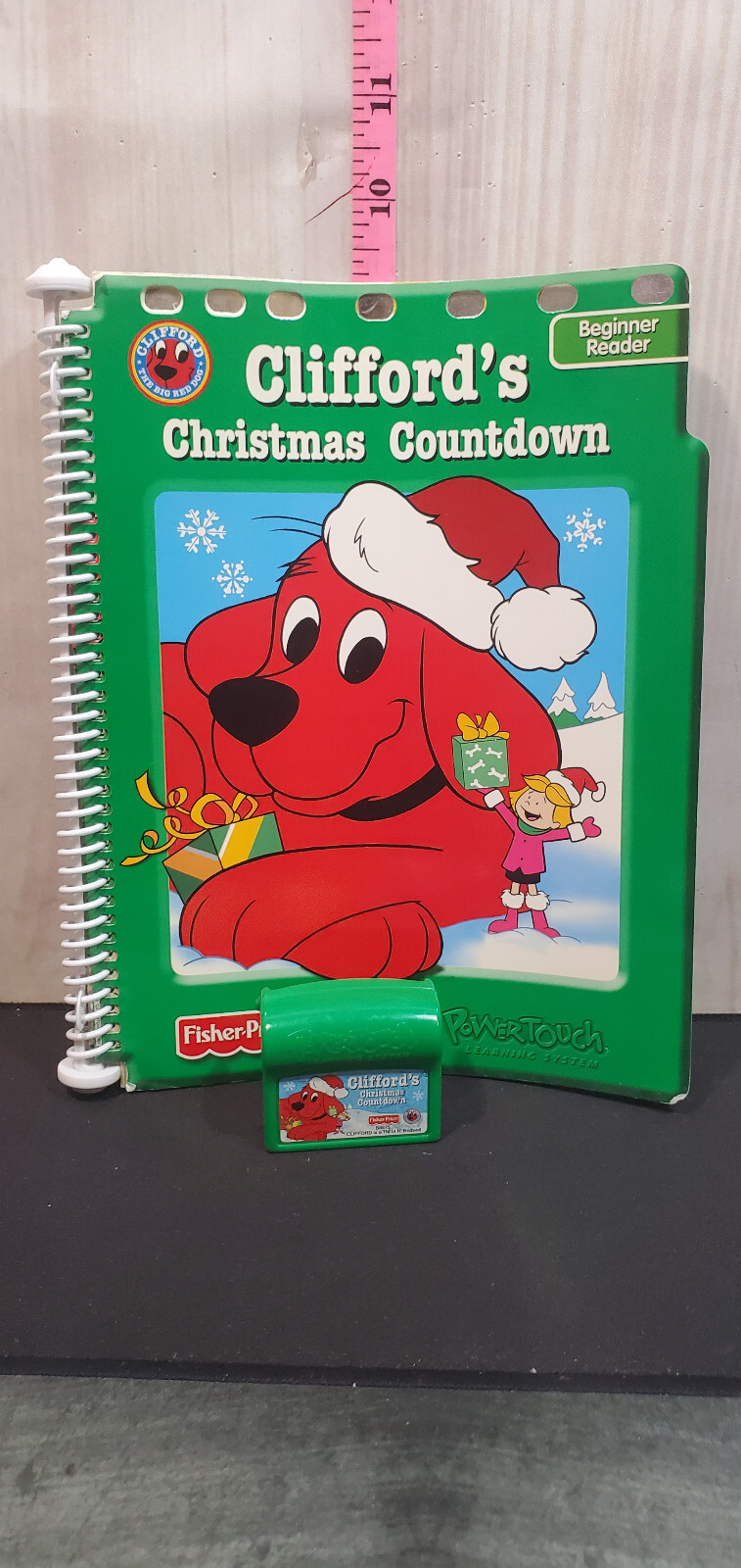 Powertouch Power Touch Clifford Big Red Dog Christmas Count Down book Cartridge