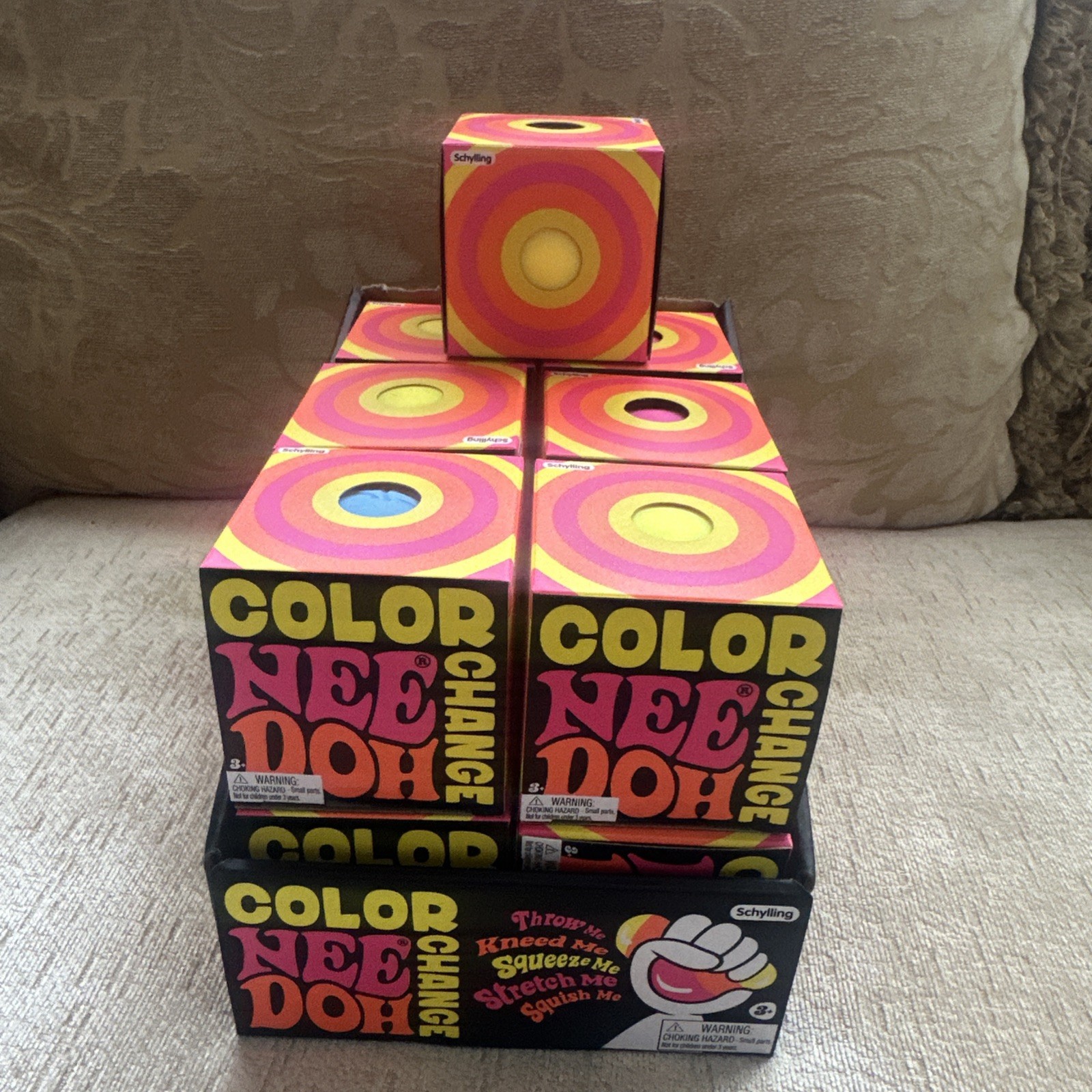 NeeDoh Color Change Balls – Case of 13 With Display Box – Brand New AUTHENTIC