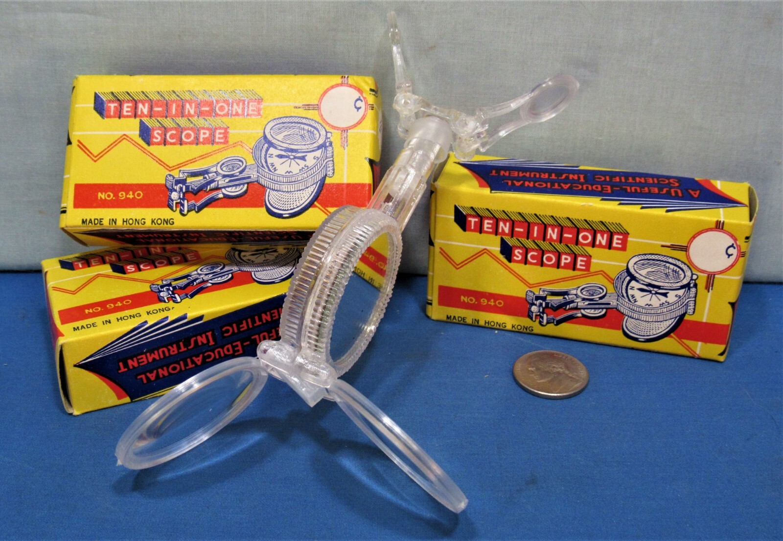 10 in 1 ~ Optical Gadget ~ Telescope ~ Binoculars ~ Compass 1960’s