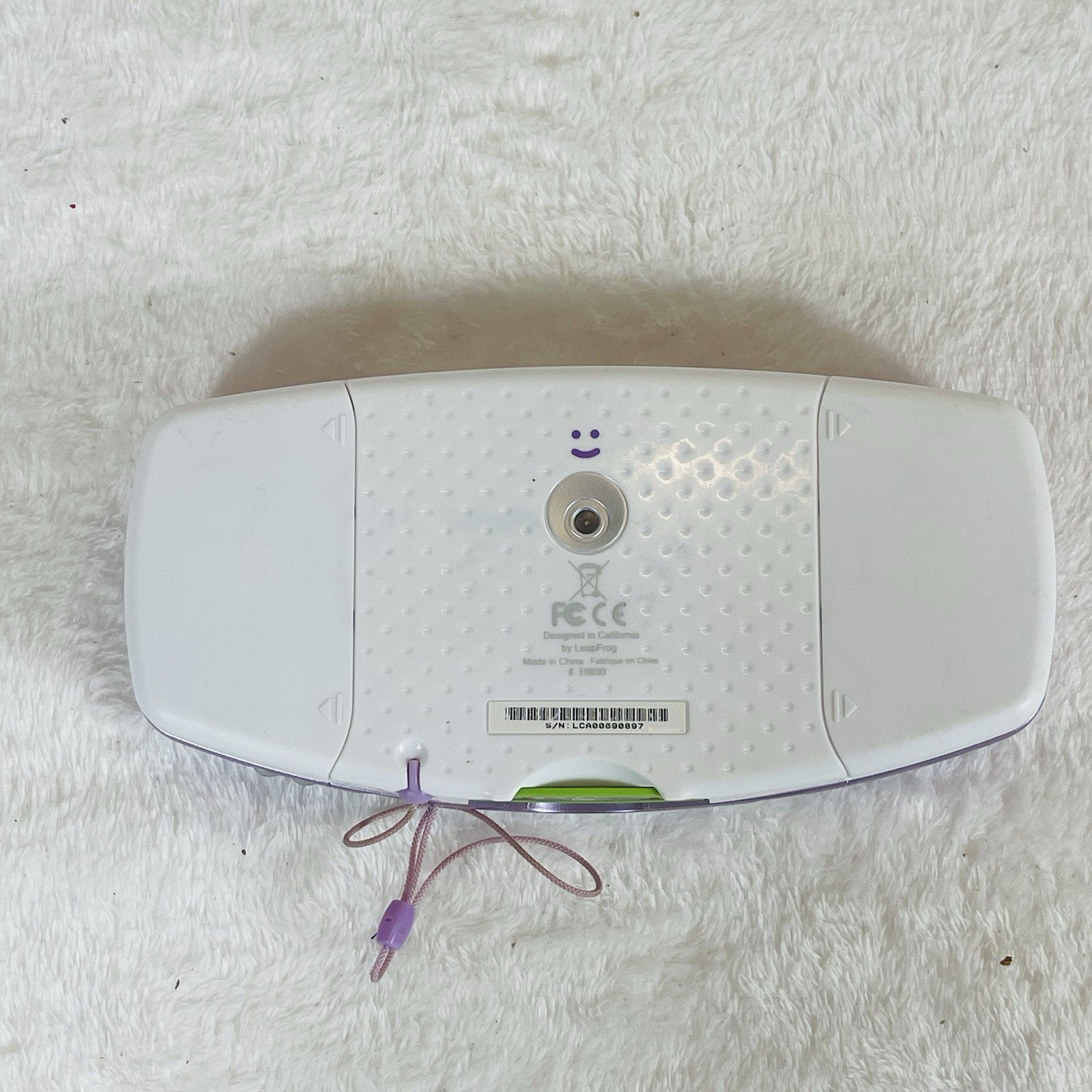 LEAPFROG LEAPSTER GS Purple Game Console W/ 1 Game Tested & Working
