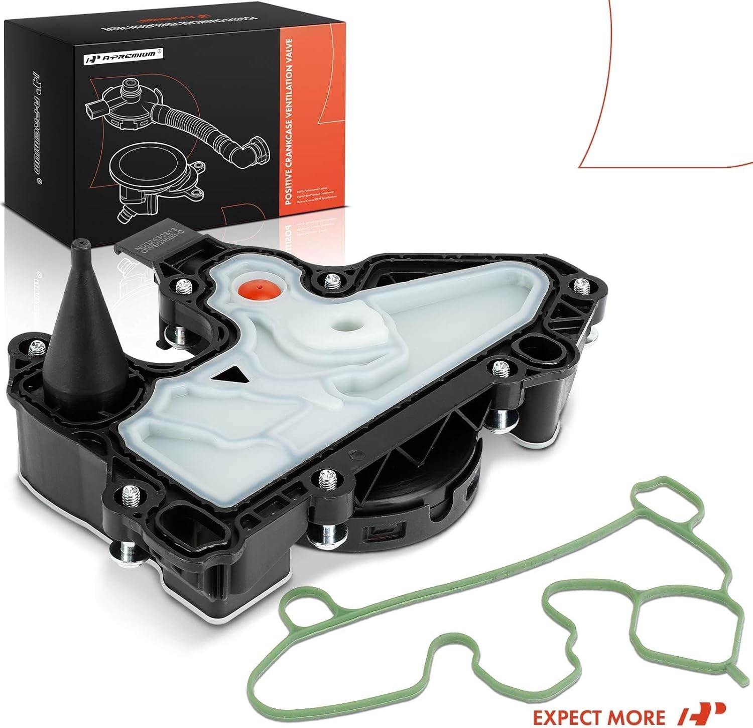 A-Premium PCV Valve Engine Crankcase Vent Valve Oil Separator – Compatible with