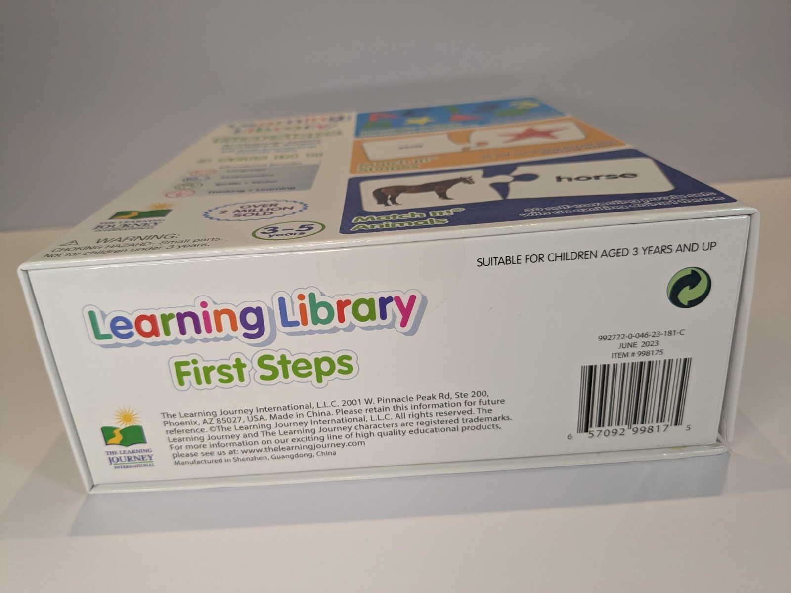 Learning Library First Steps Magnetic Letters, Numbers, Shapes – New, sealed