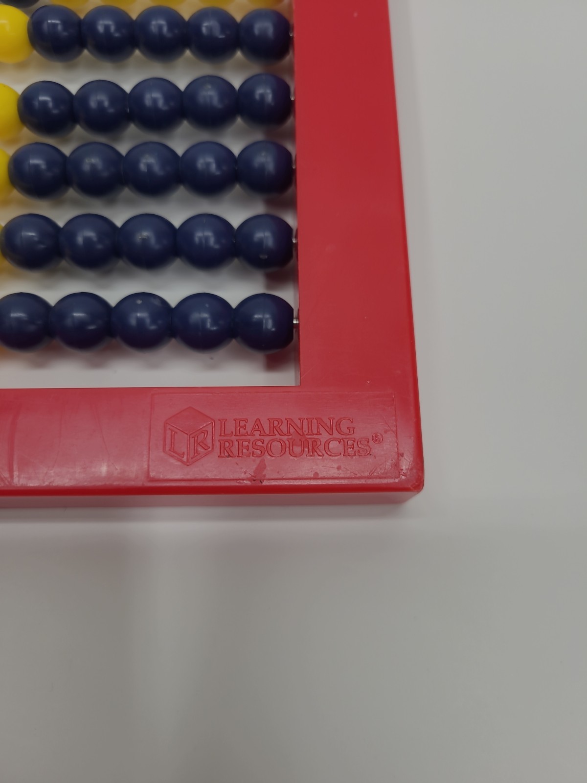 Horizontal Abacus by Learning Resources 2 Color Desktop Homeschool Math