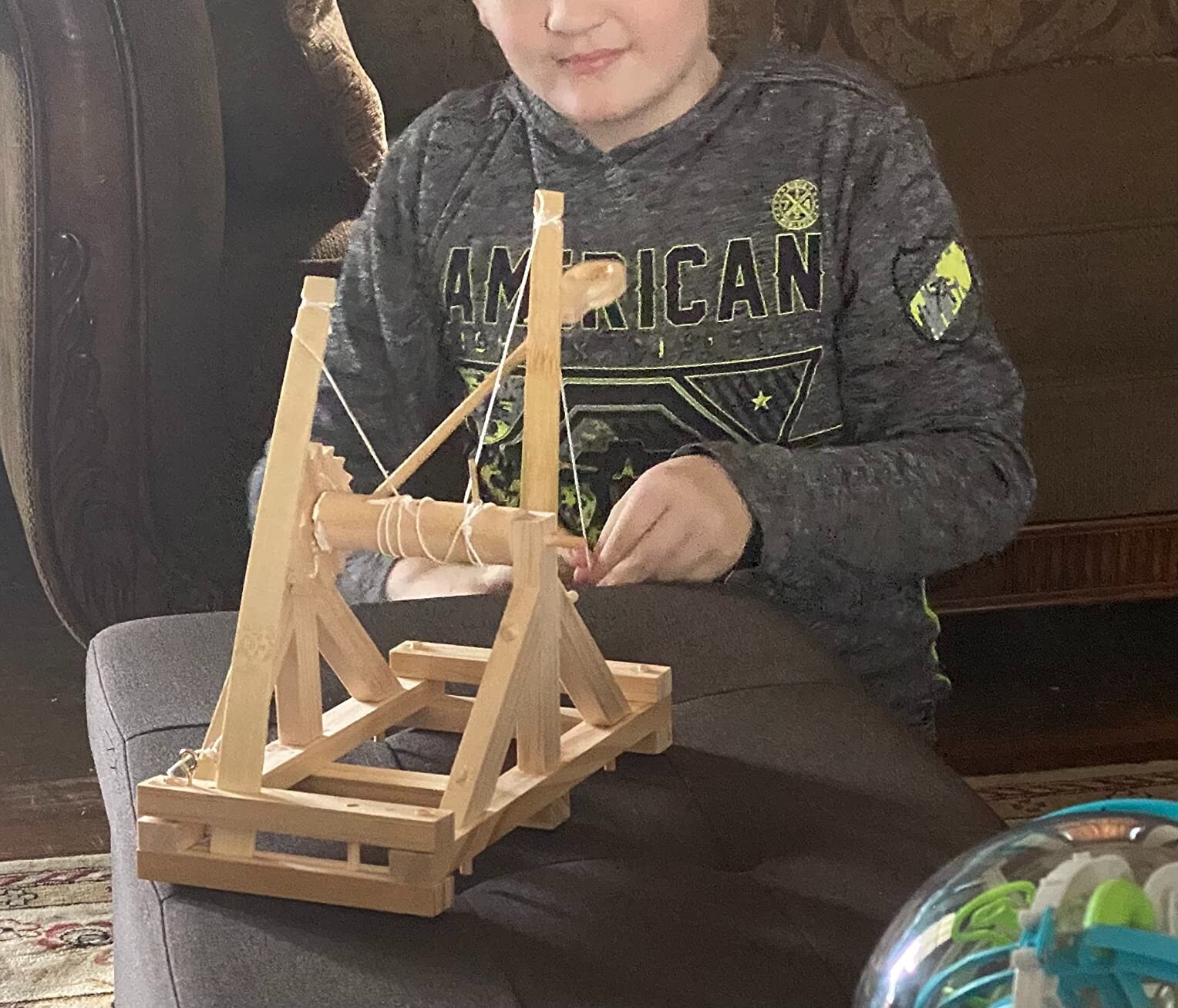 High Power Catapult Leonardo da Vinci Catapult Trebuchet Science Kids Age 12-14