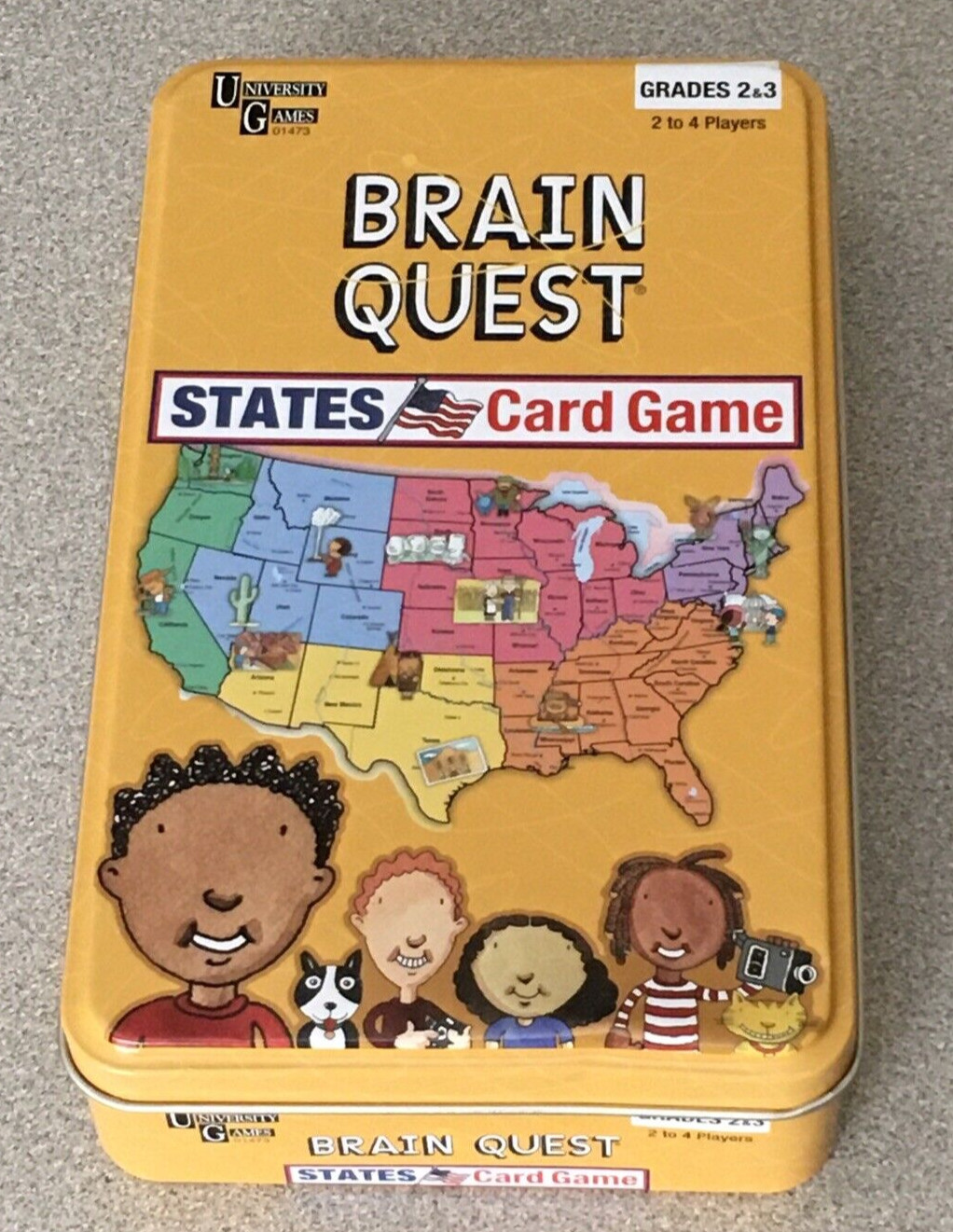 University Games Brain Quest States Trivia Card Game Grades 2 & 3