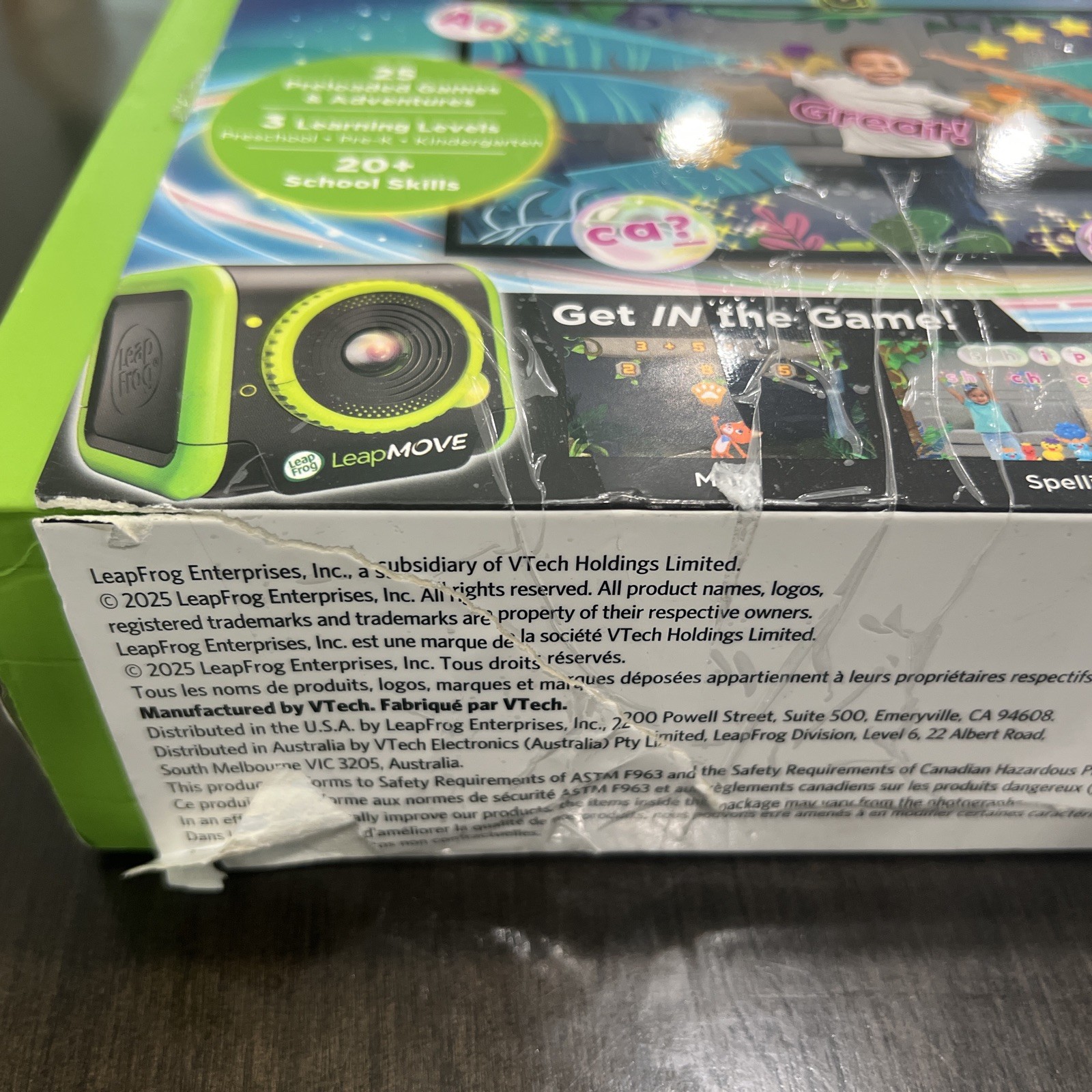 NEW LeapFrog Leap Frog LeapMove Learning Video Game System 25 Preloaded Games