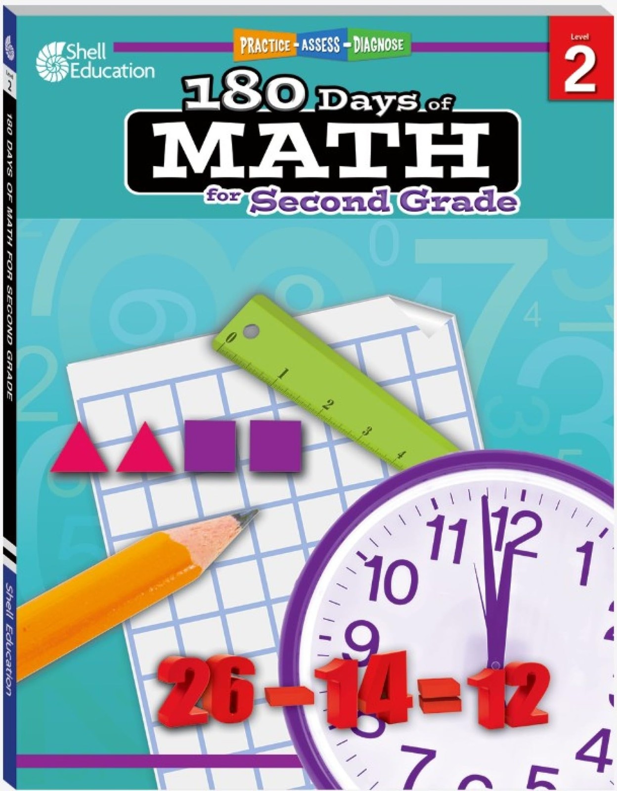 180 Days™: Mathematics for 2nd Grade Practice Workbook Classroom Multi