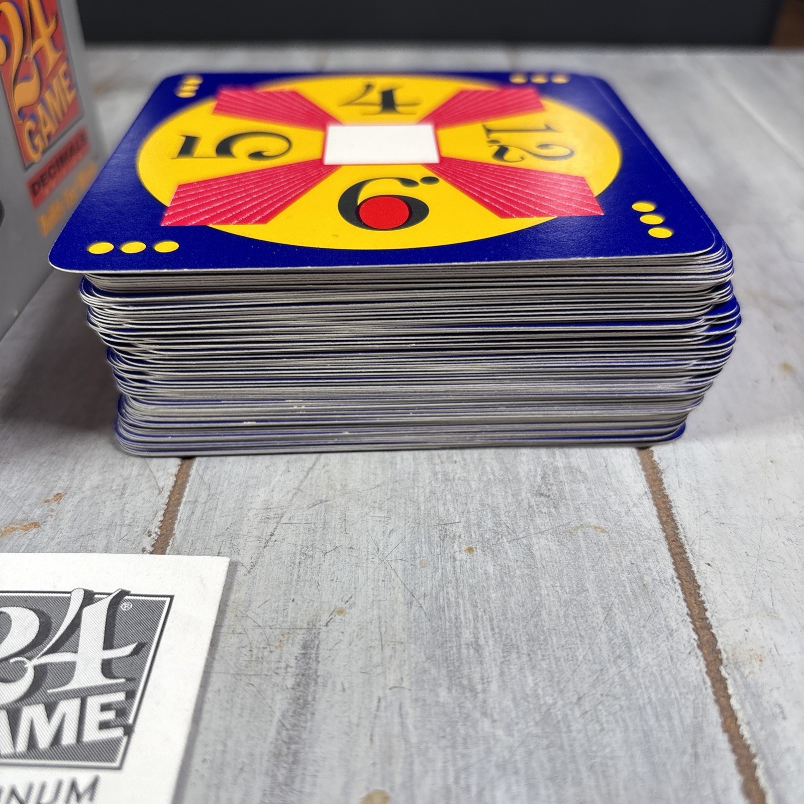24 Game Decimals Math Game 96 CARDS, Math Practice 1993 – Rare
