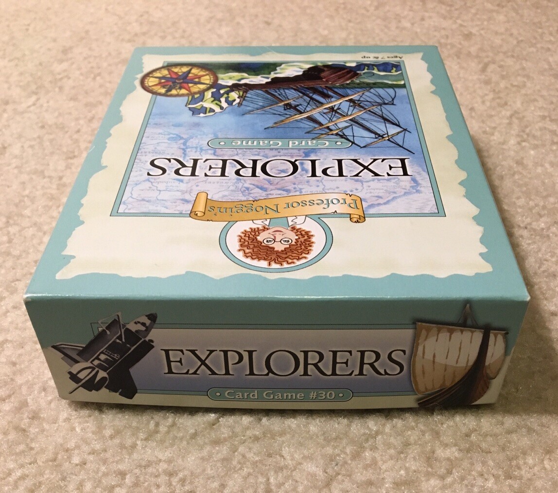 Professor Noggin’s Explorers History Geography Educational Card Game Complete