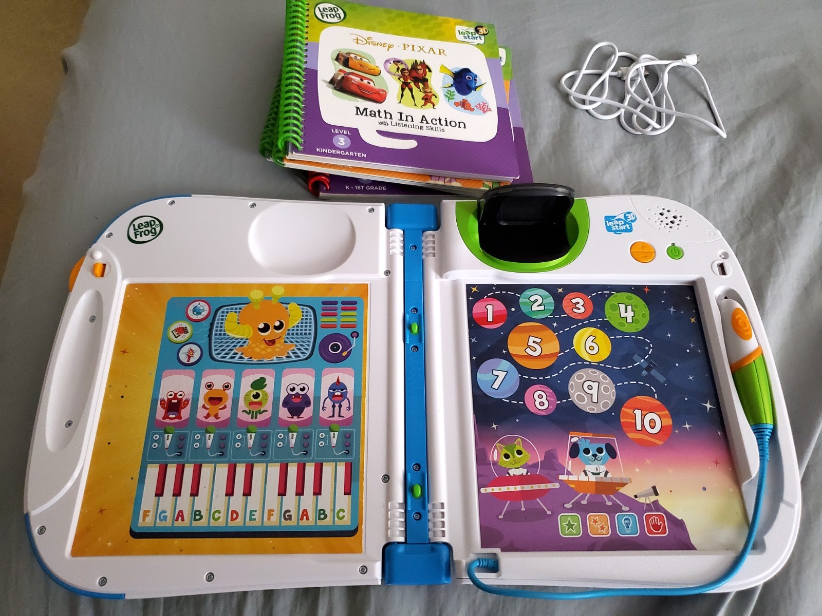 LEAPFROG LEAP START 3D ~ PRESCHOOL /KINDER + 1st GRADE ~ EDUCATIOAL LEARNING TOY