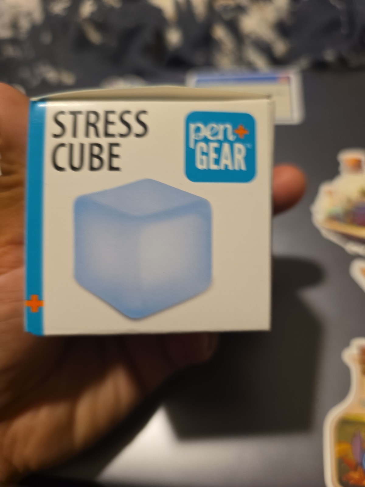 Pen + gear STRESS CUBE X 2 Squishy Toy