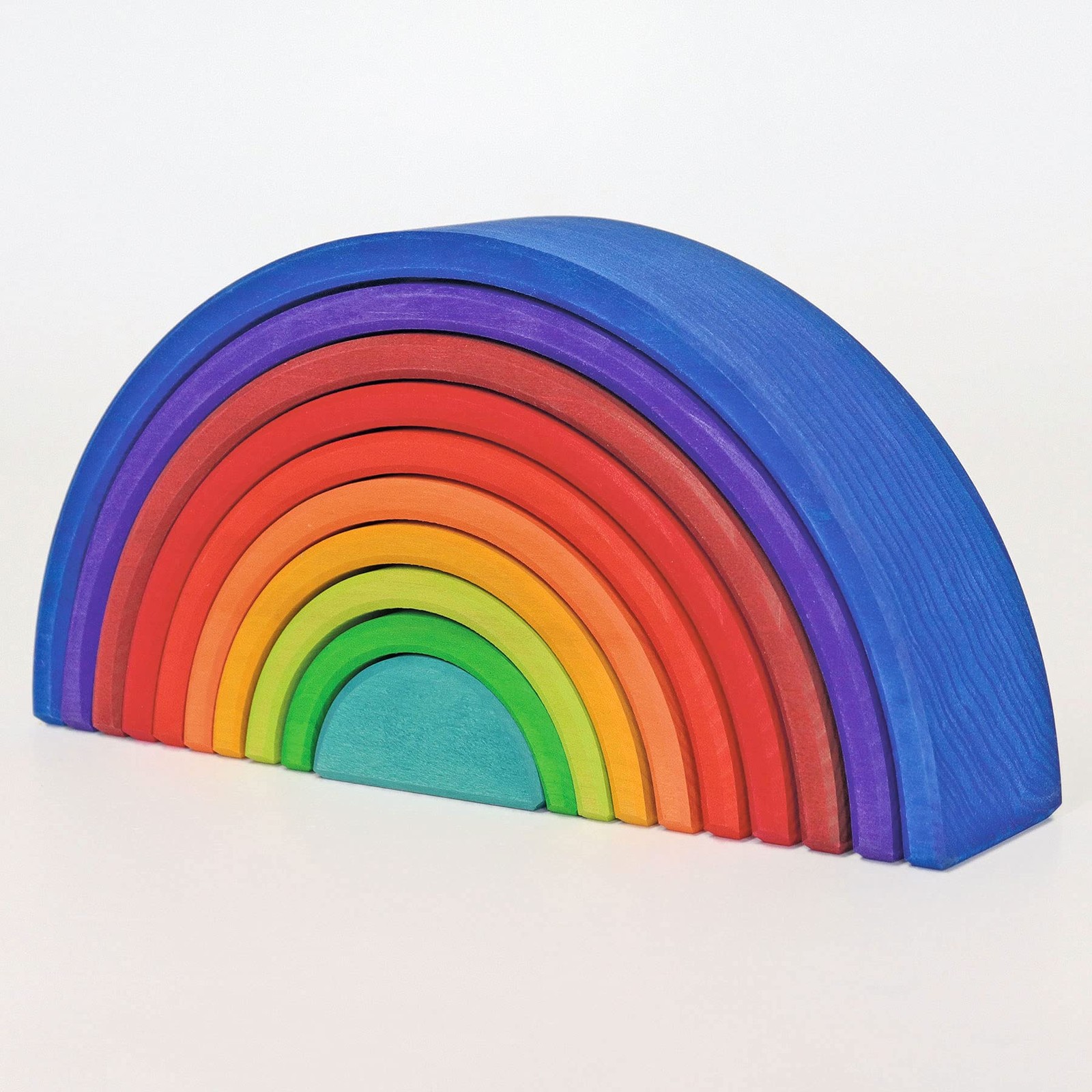 Grimm’s Spiel und Holz Design Grimms Rainbow Number Country, 10 Pieces