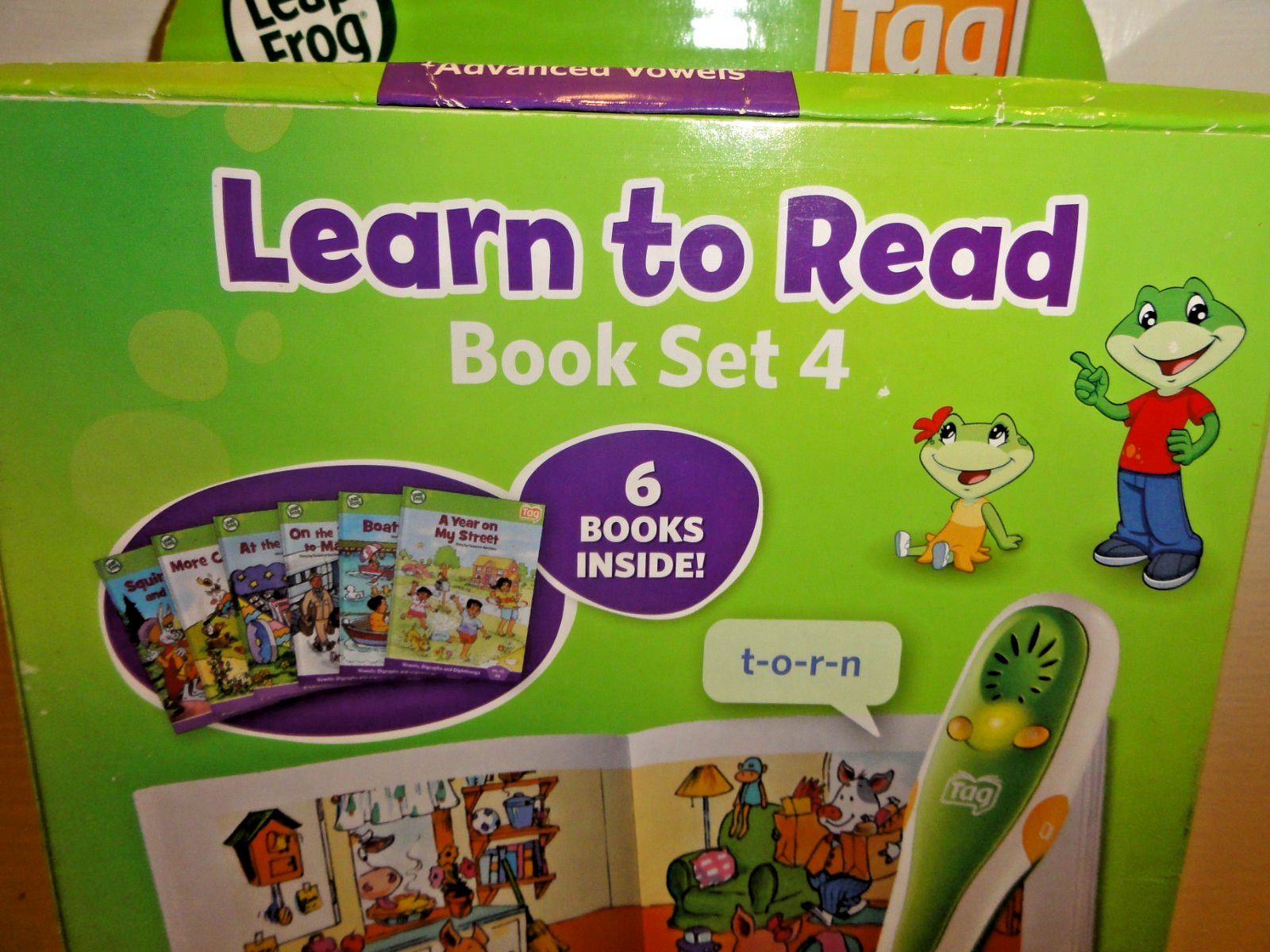 Leap frog, Learning to read, Book set 4, Advanced Vowels. 4 – 7 years, 6 books