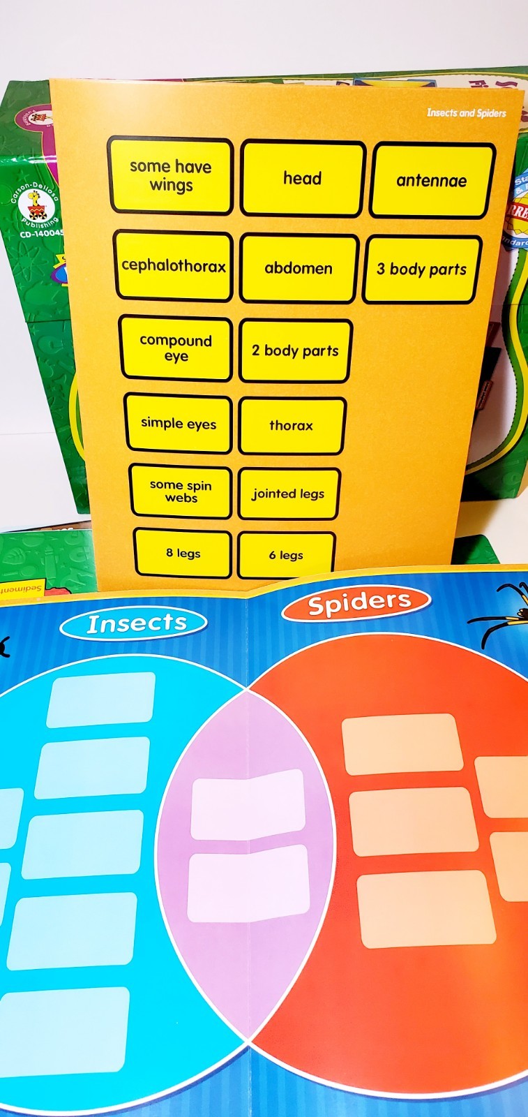 Carson-Dellosa Education Science file folder games, Grades 2-3