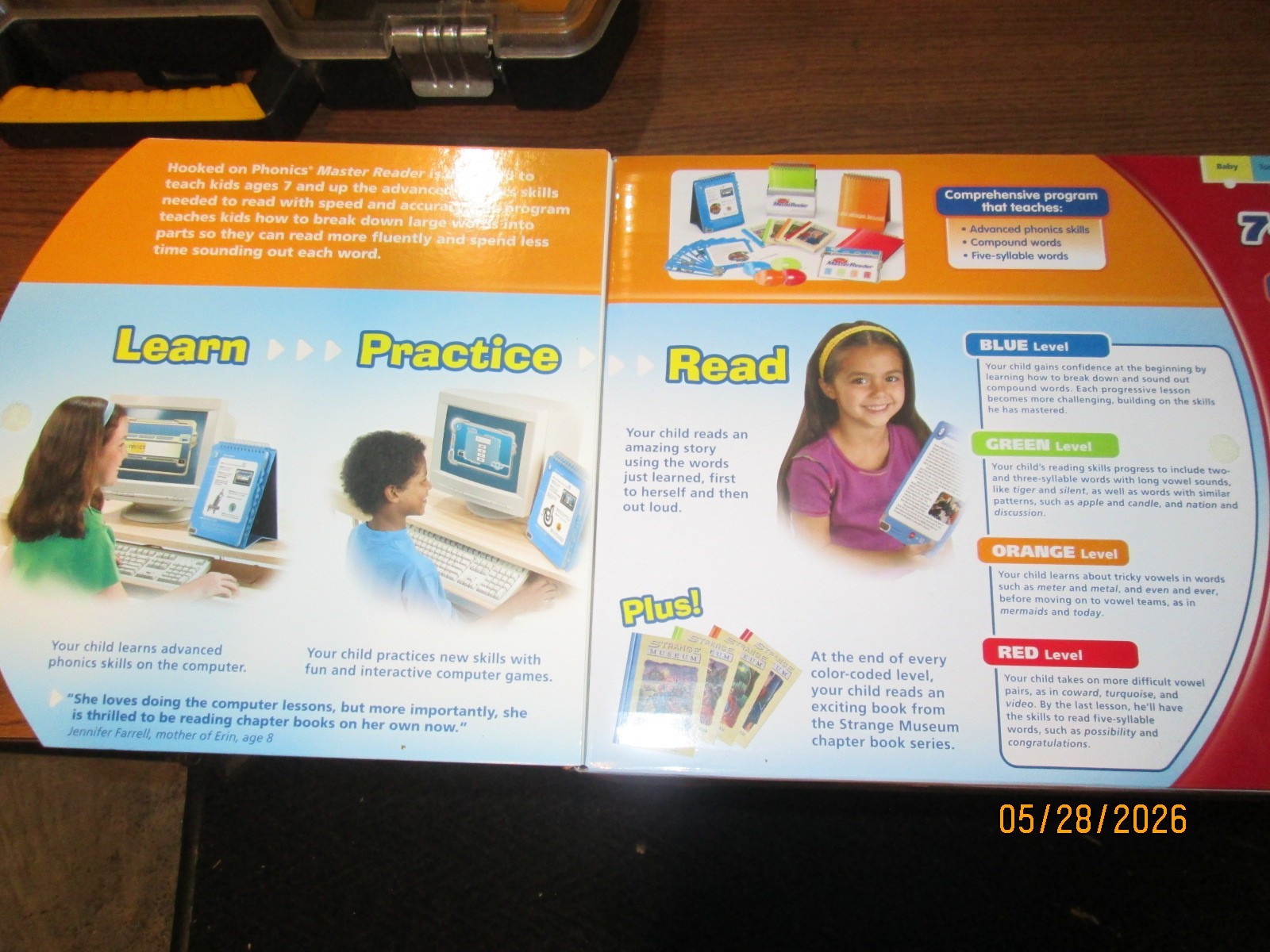 Hooked on Phonics Master Reader 2nd to 6th Grade Boxed Set Complete Sealed New
