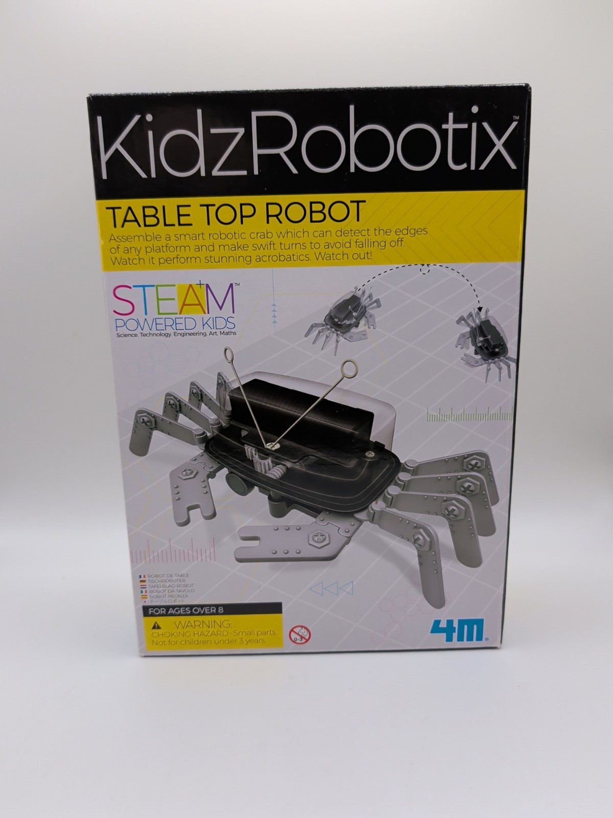 Kidz Robotix Table Top STEM Kit NEW + Solar Robot 6 In 1 STEM Kit (Open/Unused)