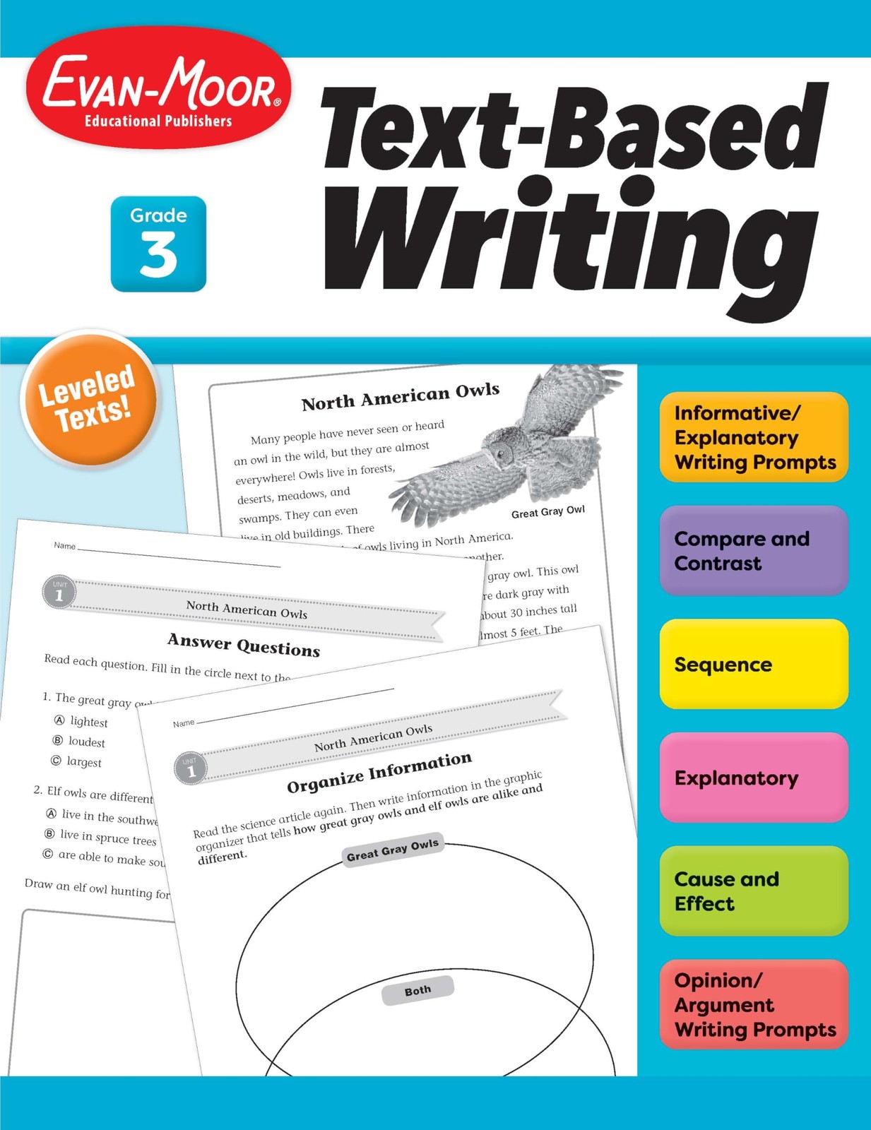 Evan-Moor’s Text-Based Writing, Grade 3 – Homeschooling and Classroom…