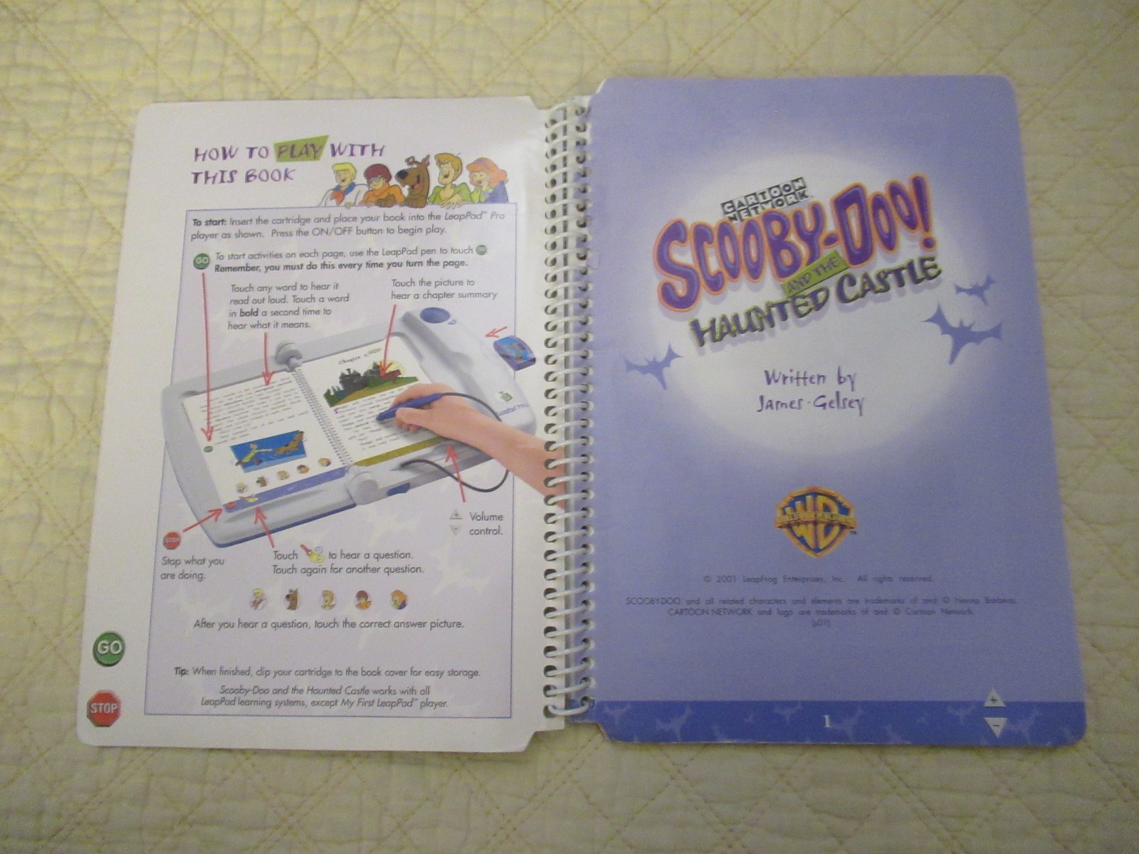 Leap Frog Scooby-Doo! and the Haunted Castle Cartridge & Book (Reading) (1998)
