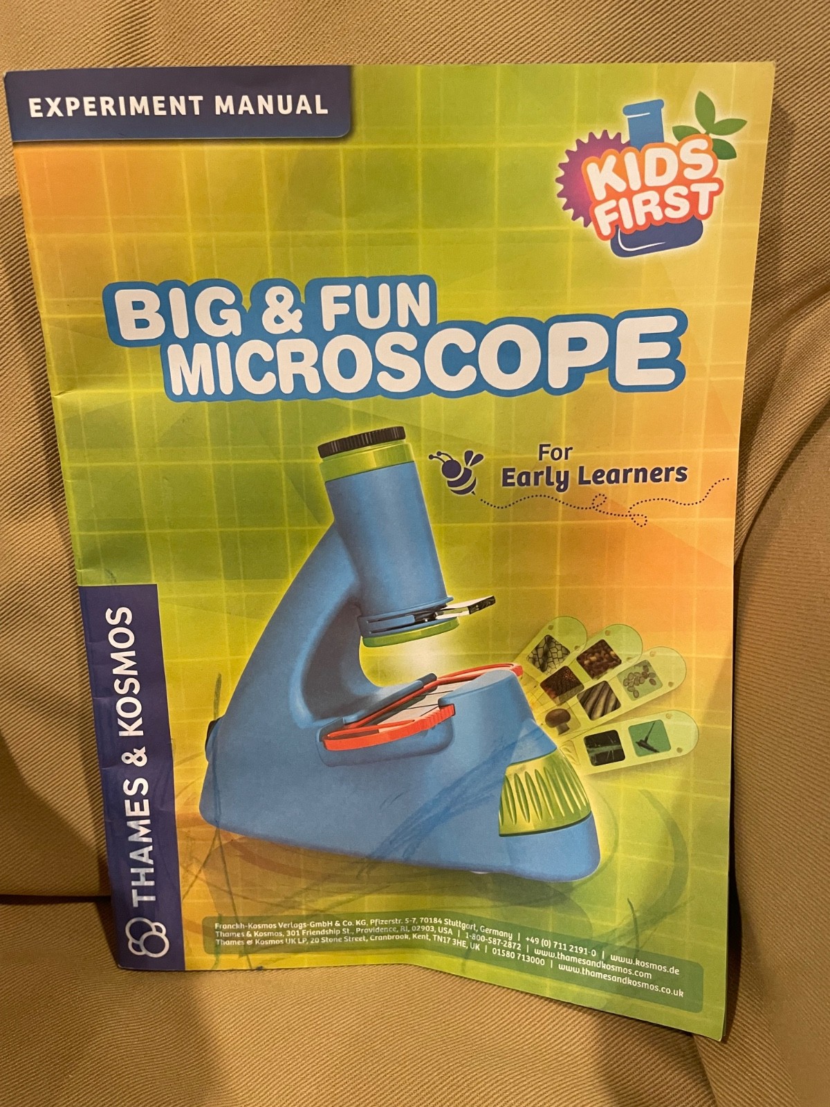 Thames and Kosmos Big and Fun Microscope – Toy for 4-6 years – Complete Set