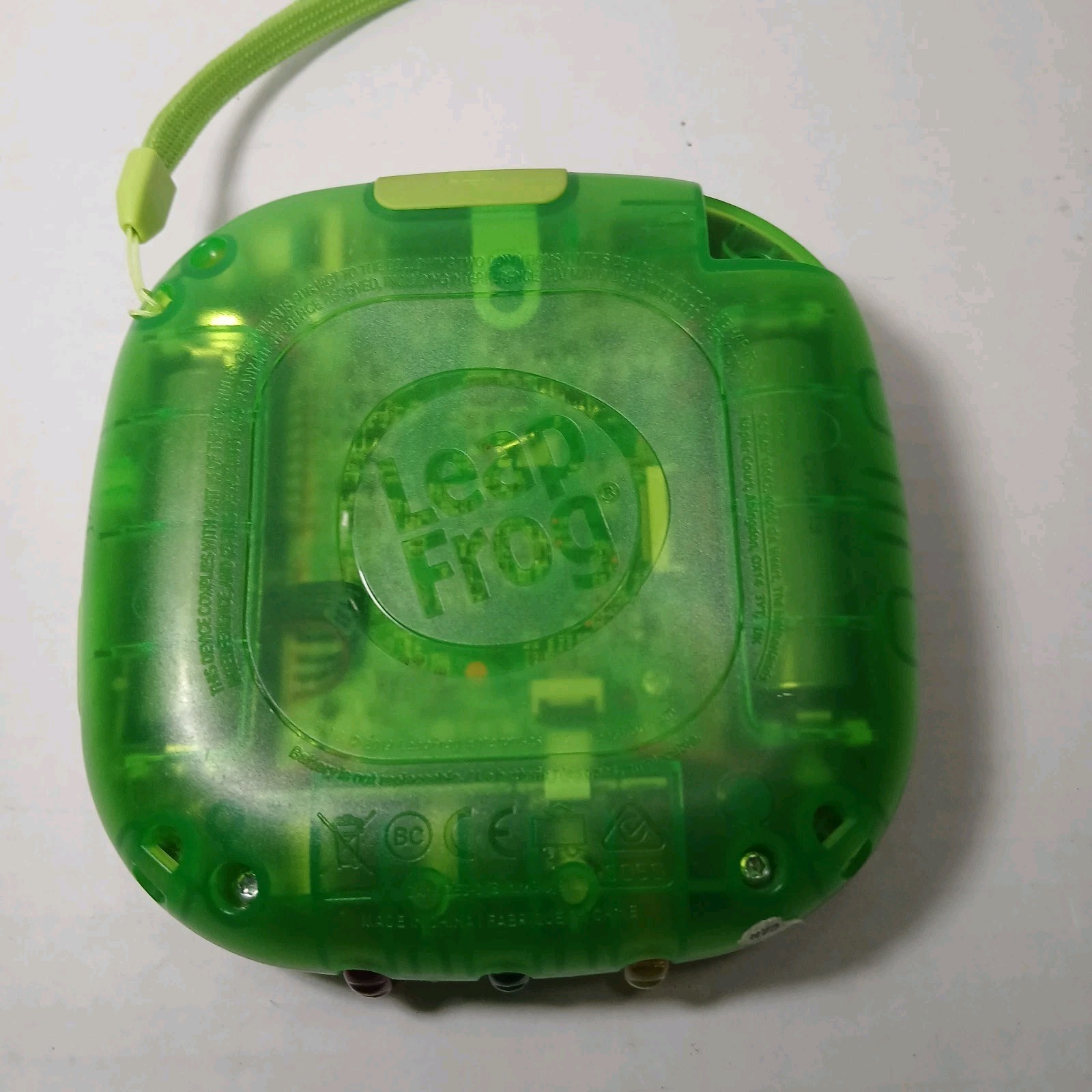 LeapFrog Rockit Twist Green Button Control Handheld Learning Game System WORKS
