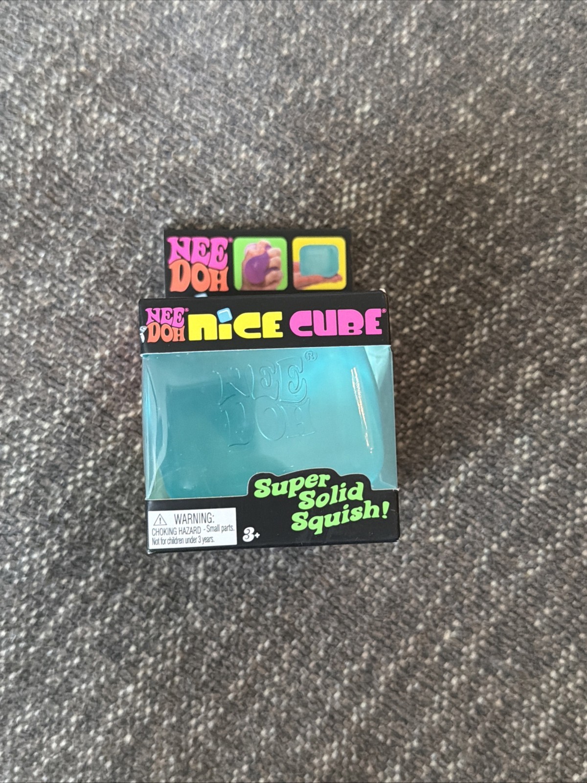 Schylling Nee Doh Blue Nice Cube -GENUINE-Brand New In Box – HTF-MINT