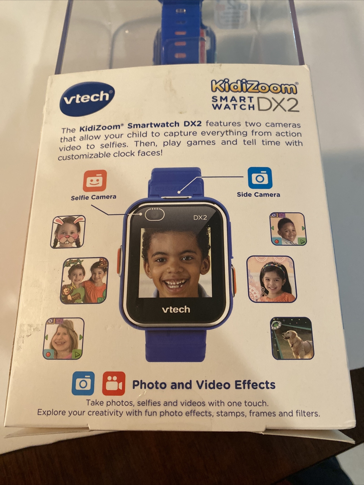 NEW VTech Kidizoom Smart watch DX2 Blue Educational Fun