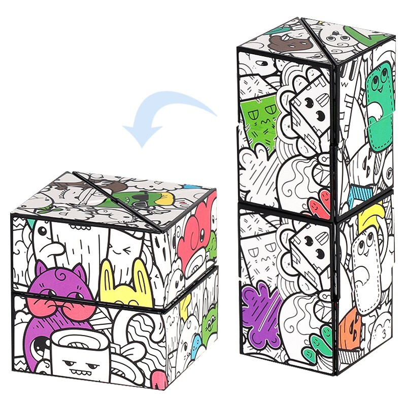 Perfect Stocking Stuffer-Fidgebo Shape Shifting Cube Toy