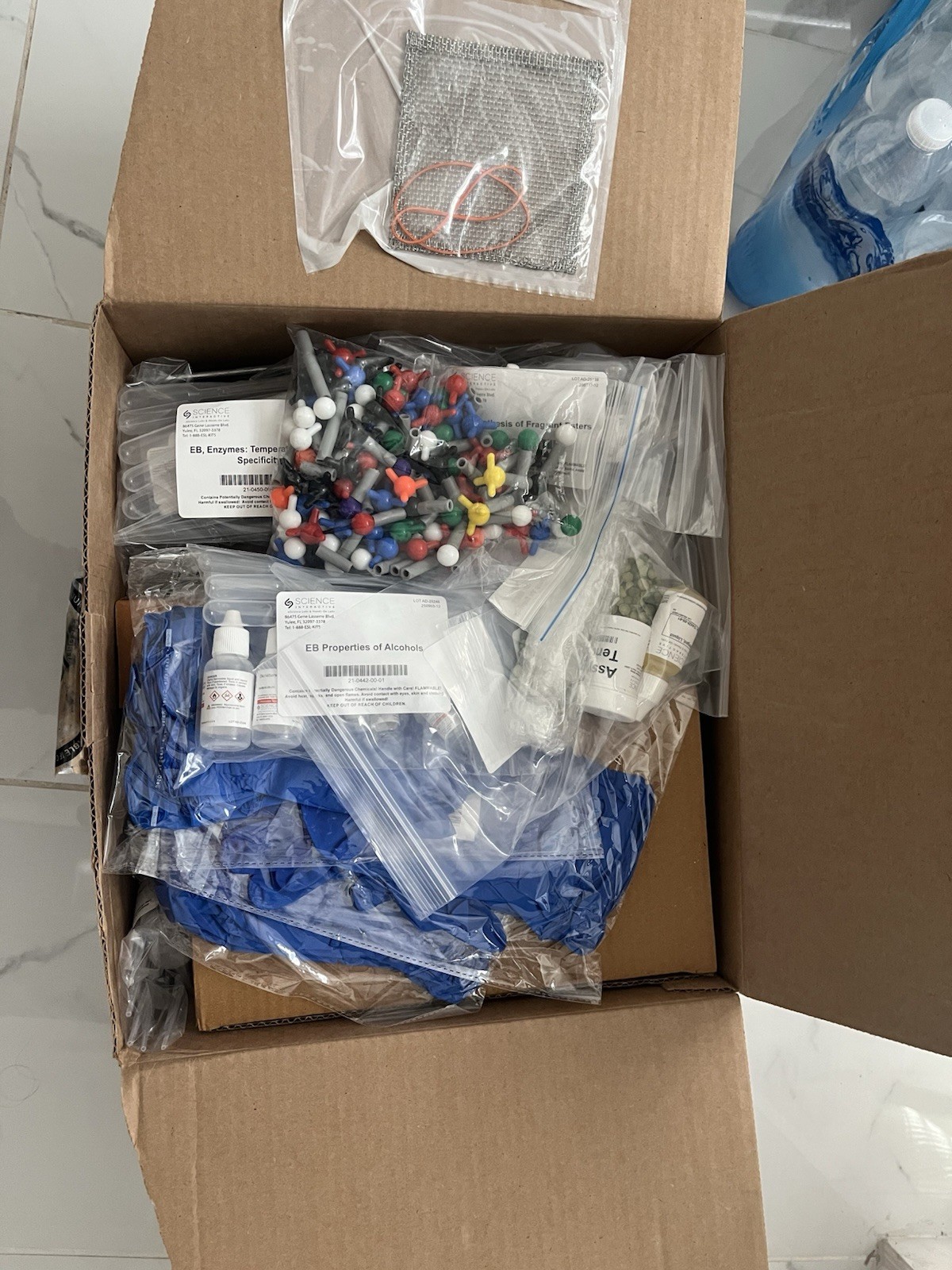 Science Interactive Educational Science Lab Kit Supplies Lot, Ages 8-11