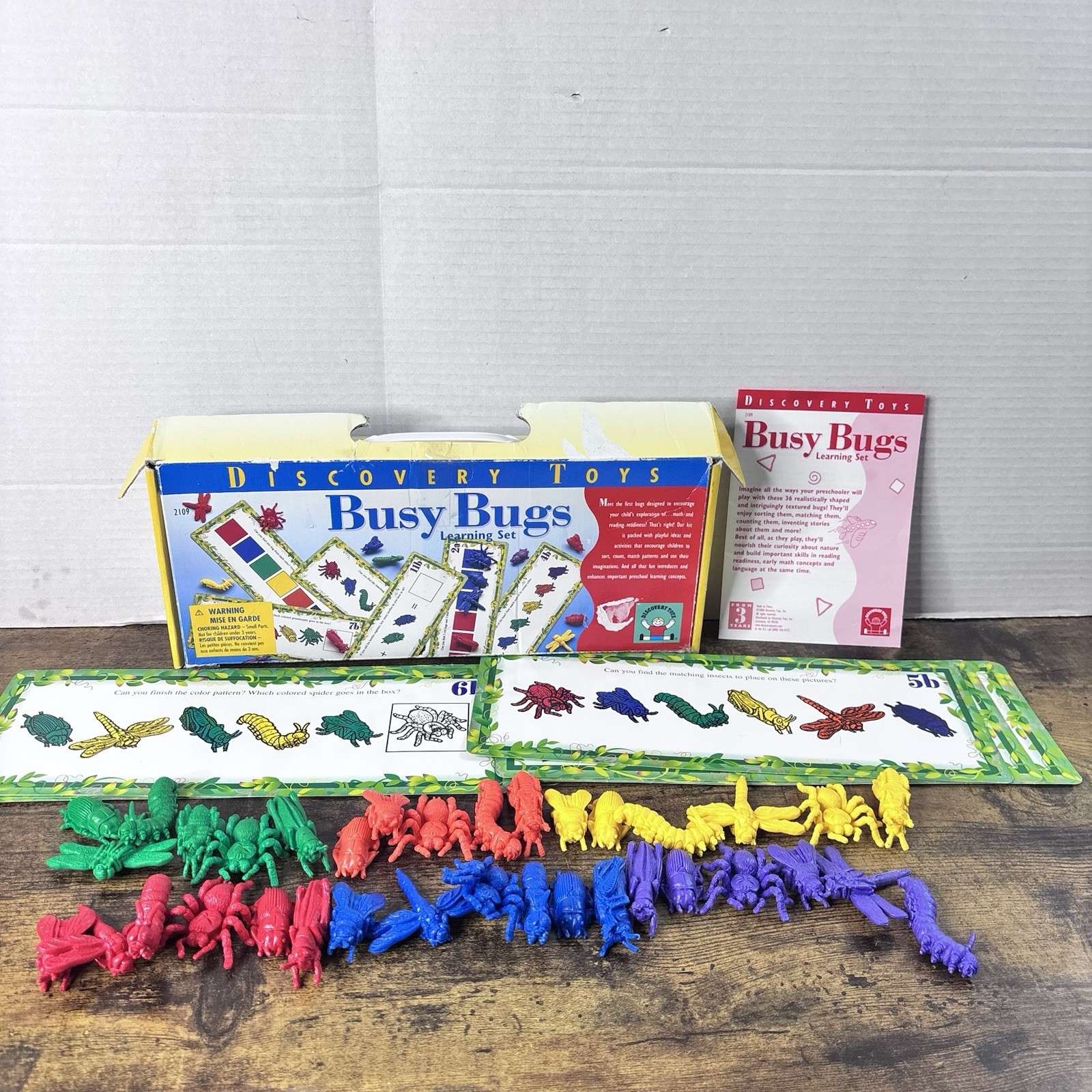 Discovery Toys Busy Bugs Learning Resources Game 2000 Vtg Original Box Complete