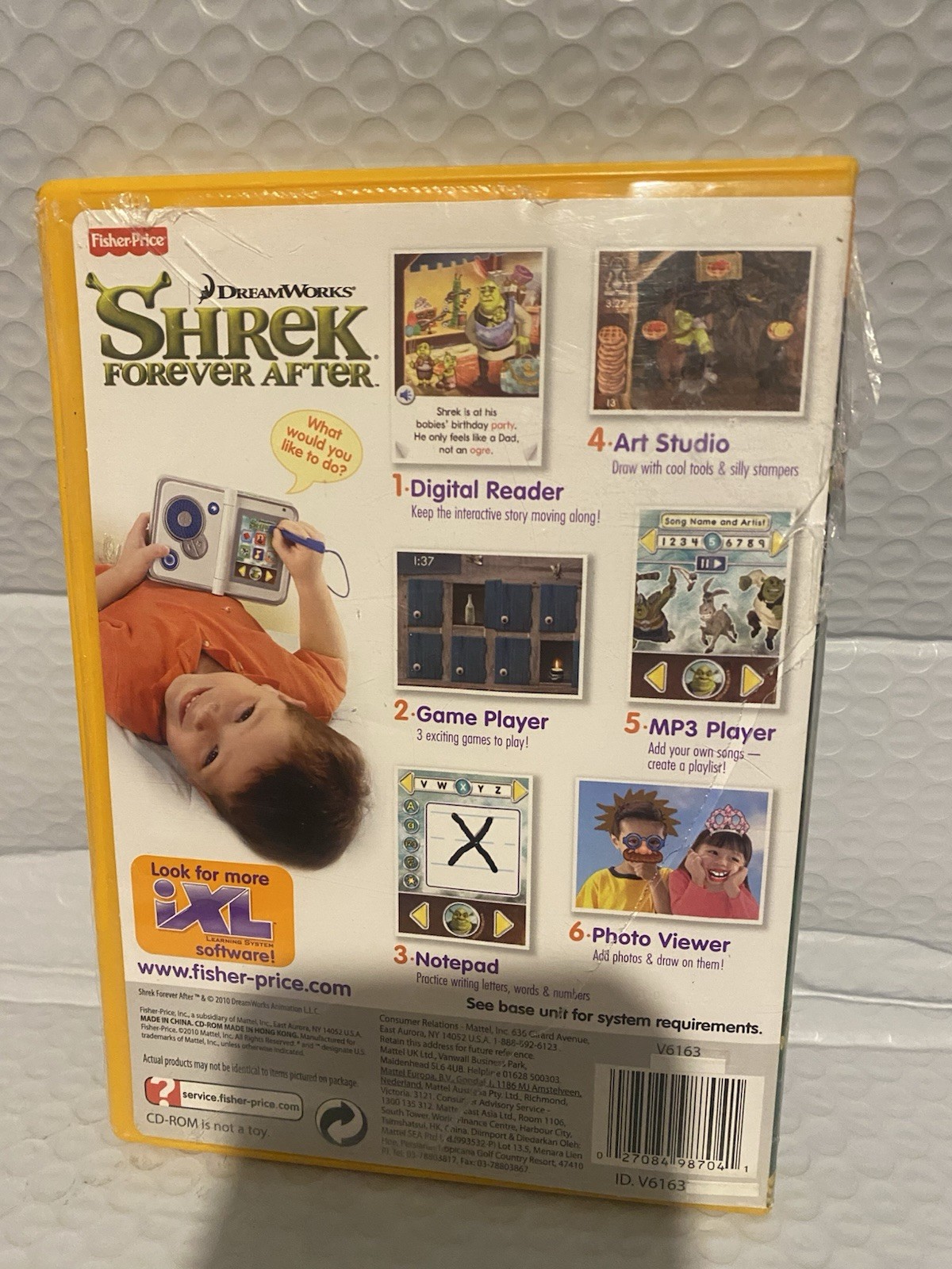 Fisher Price iXL Learning System Software Shrek Forever After