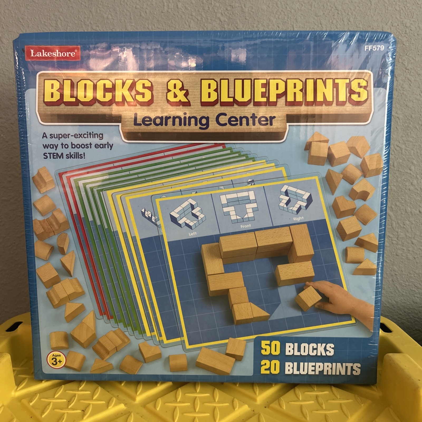 Lakeshore FF579 Blocks Blueprints Learning Center Stem Education Building Set