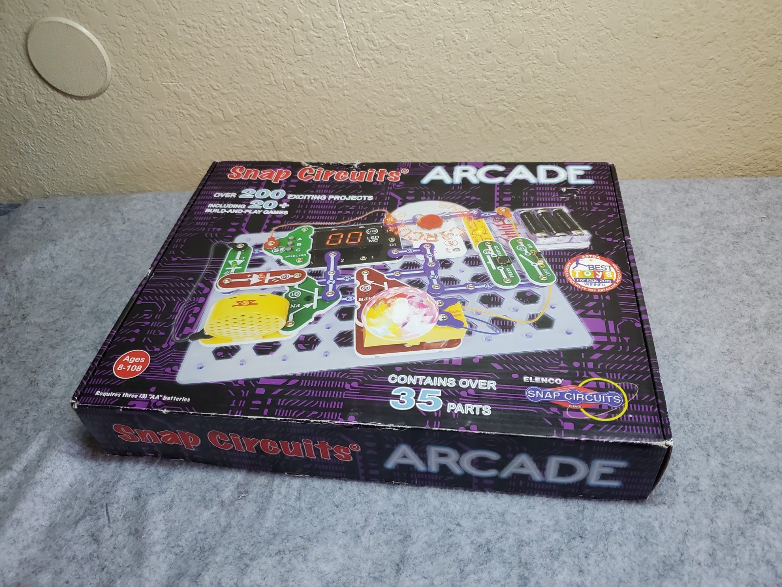 Elenco Snap Circuits Arcade Games of Learning and Fun, SCA-200, Preown, Complete